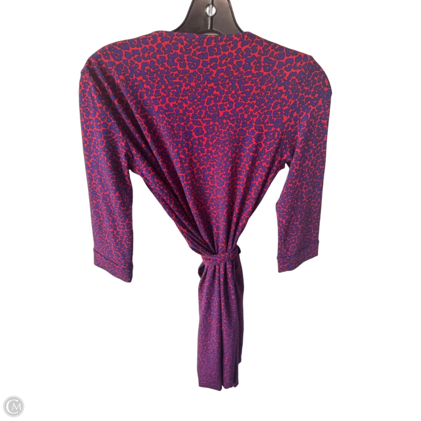 Dress Designer By Diane Von Furstenberg In Blue & Red