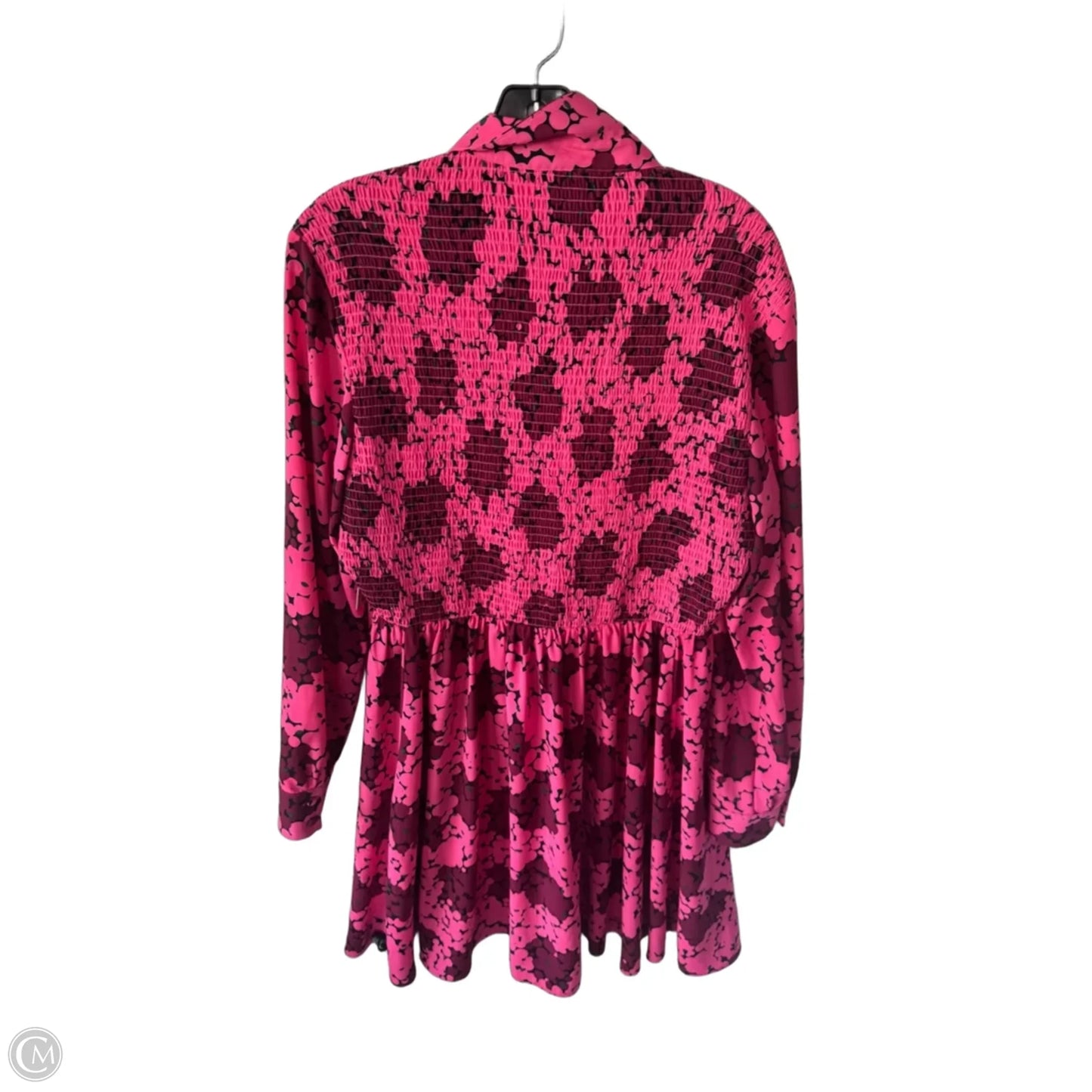 Dress Designer By Kate Spade In Pink & Red, Size: L