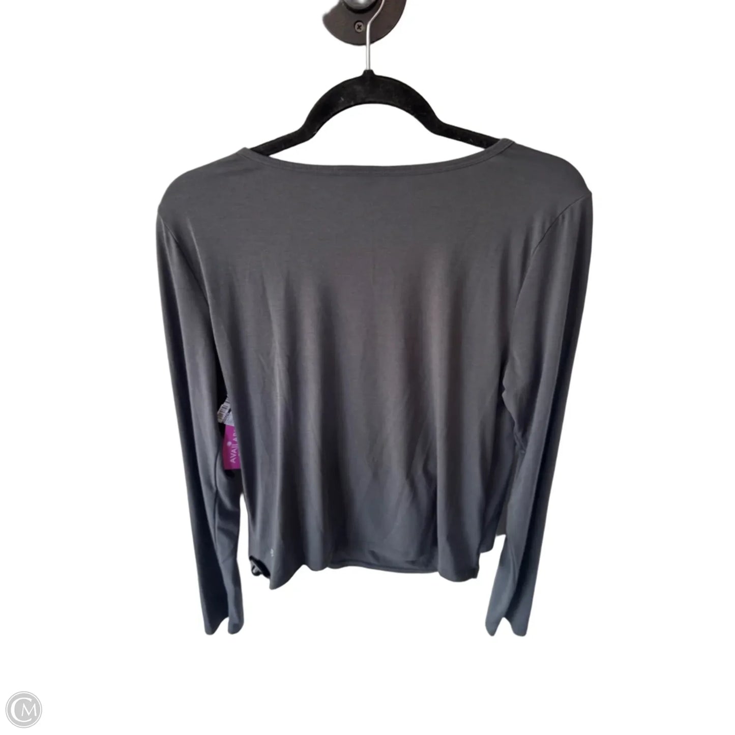 Athletic Top Long Sleeve Crewneck By Athleta In Grey, Size: L