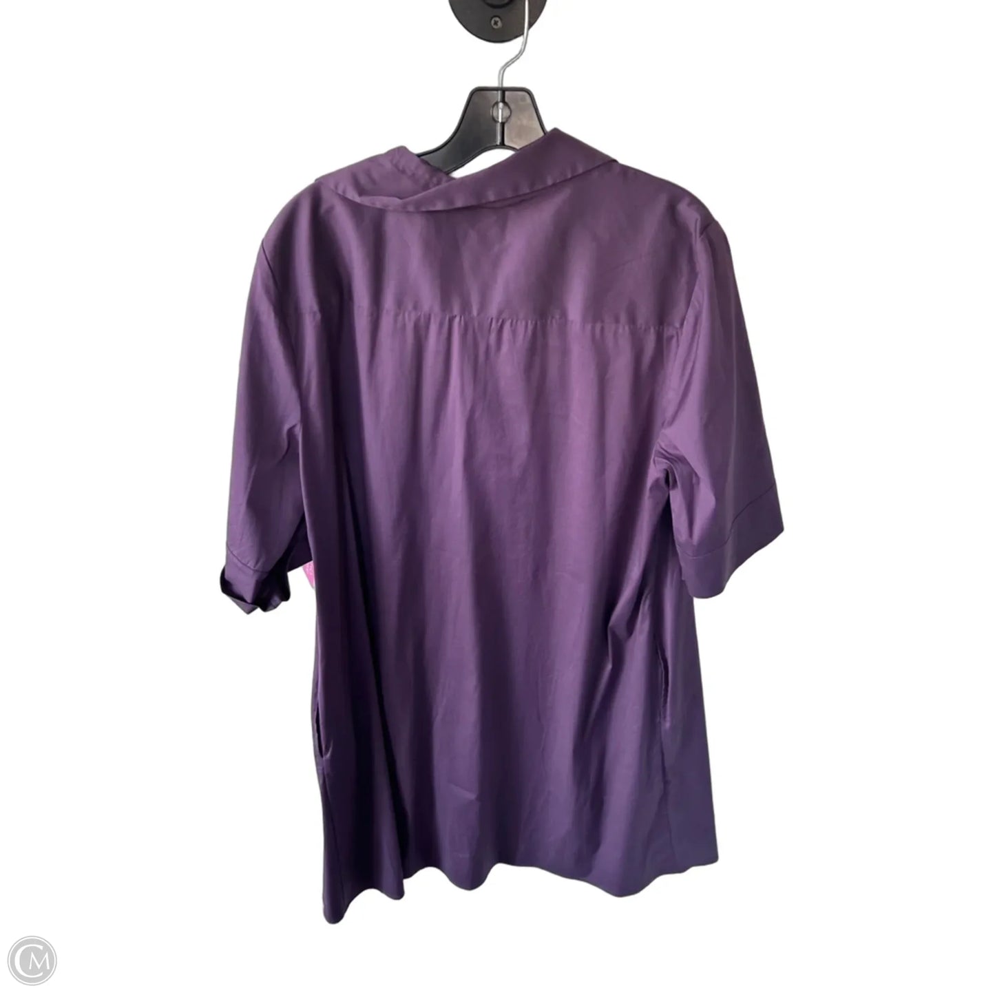 Dress Casual Midi By Chicos In Purple, Size: Xl