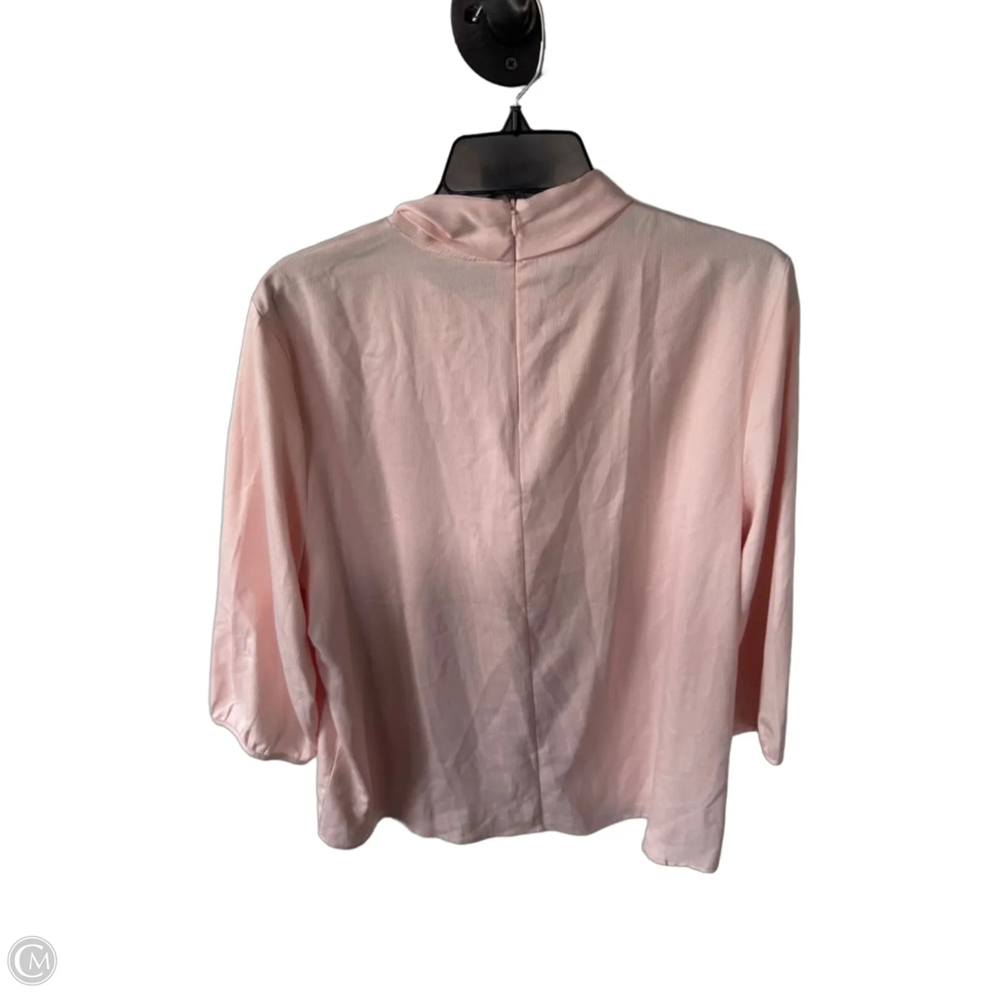 Top Long Sleeve By Easywear By Chicos In Peach, Size: L