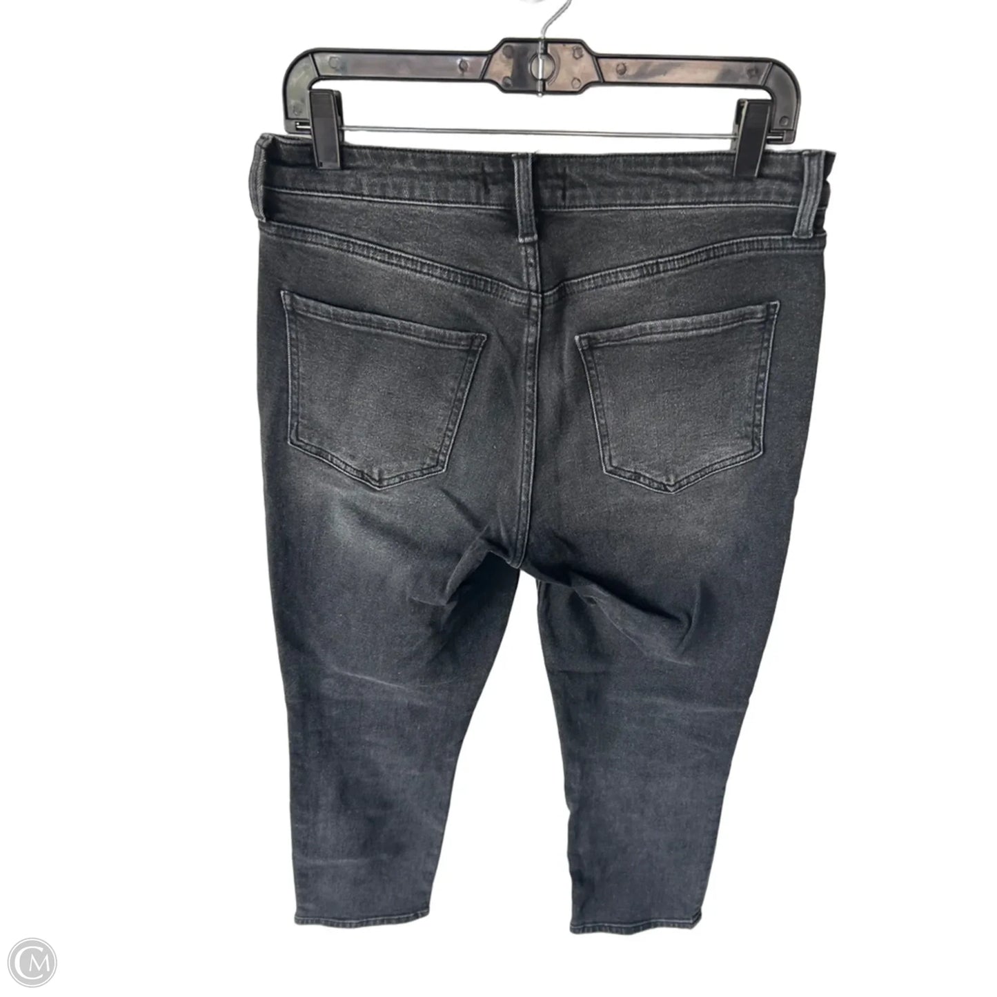 Jeans Straight By Kut In Black Denim, Size: 6