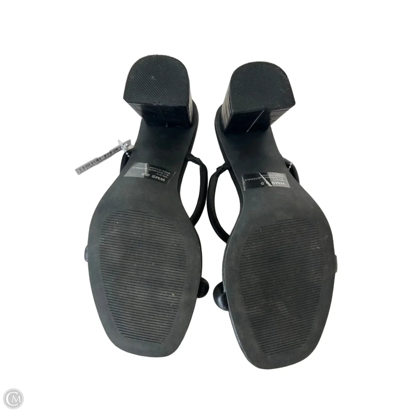 Sandals Heels Block By Dolce Vita In Black, Size: 9.5