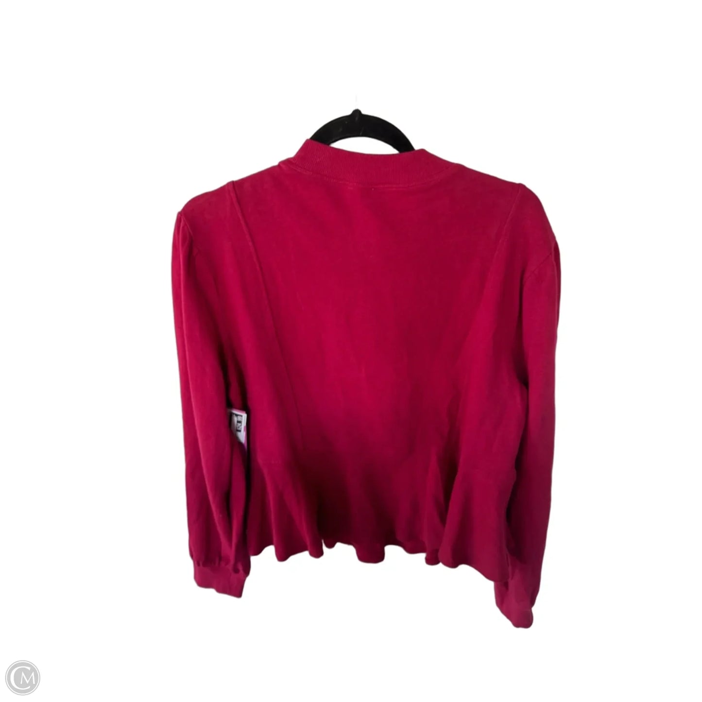 Top Long Sleeve By Anthropologie In Red, Size: S