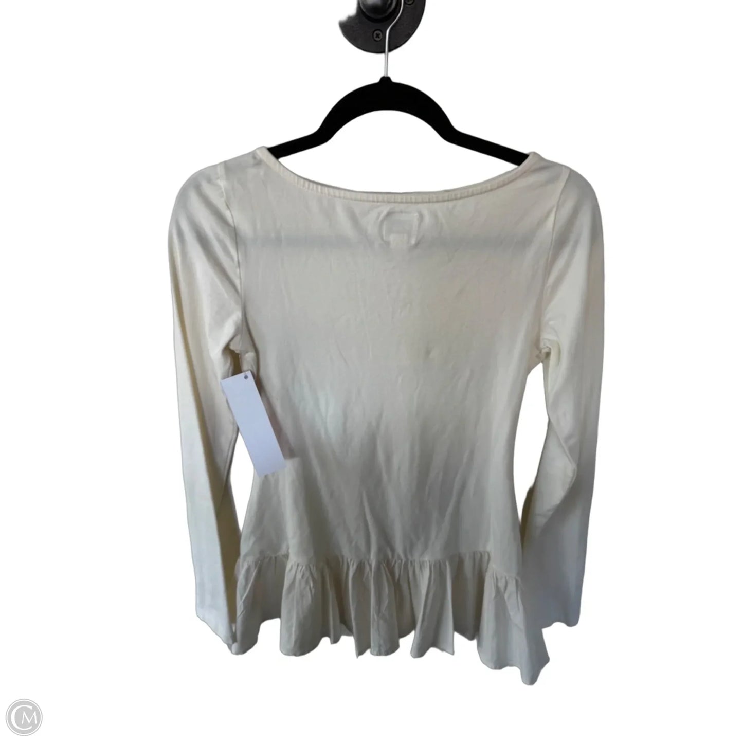 Top Long Sleeve By Maeve In Cream, Size: Xs