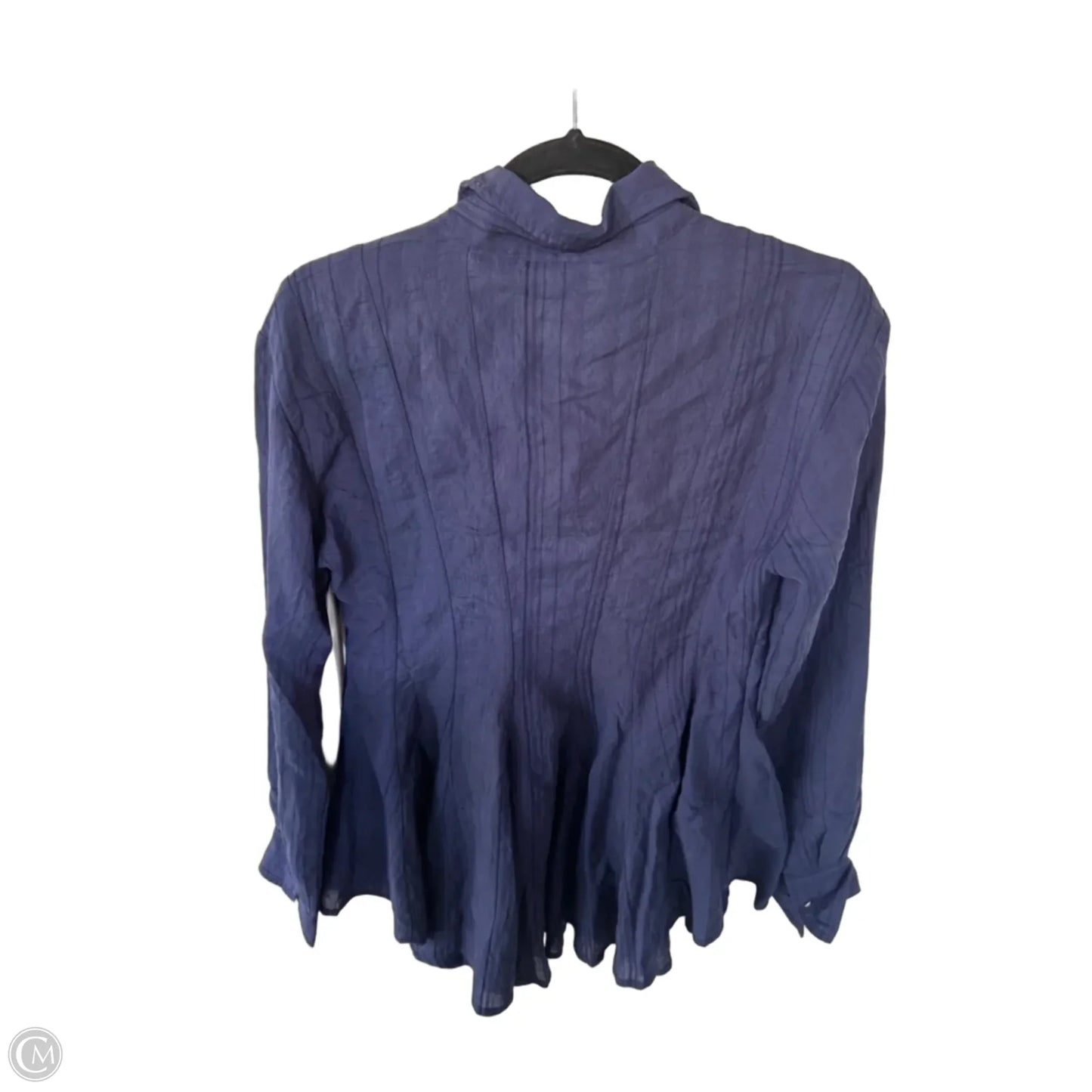Top Long Sleeve By Maeve In Blue, Size: S