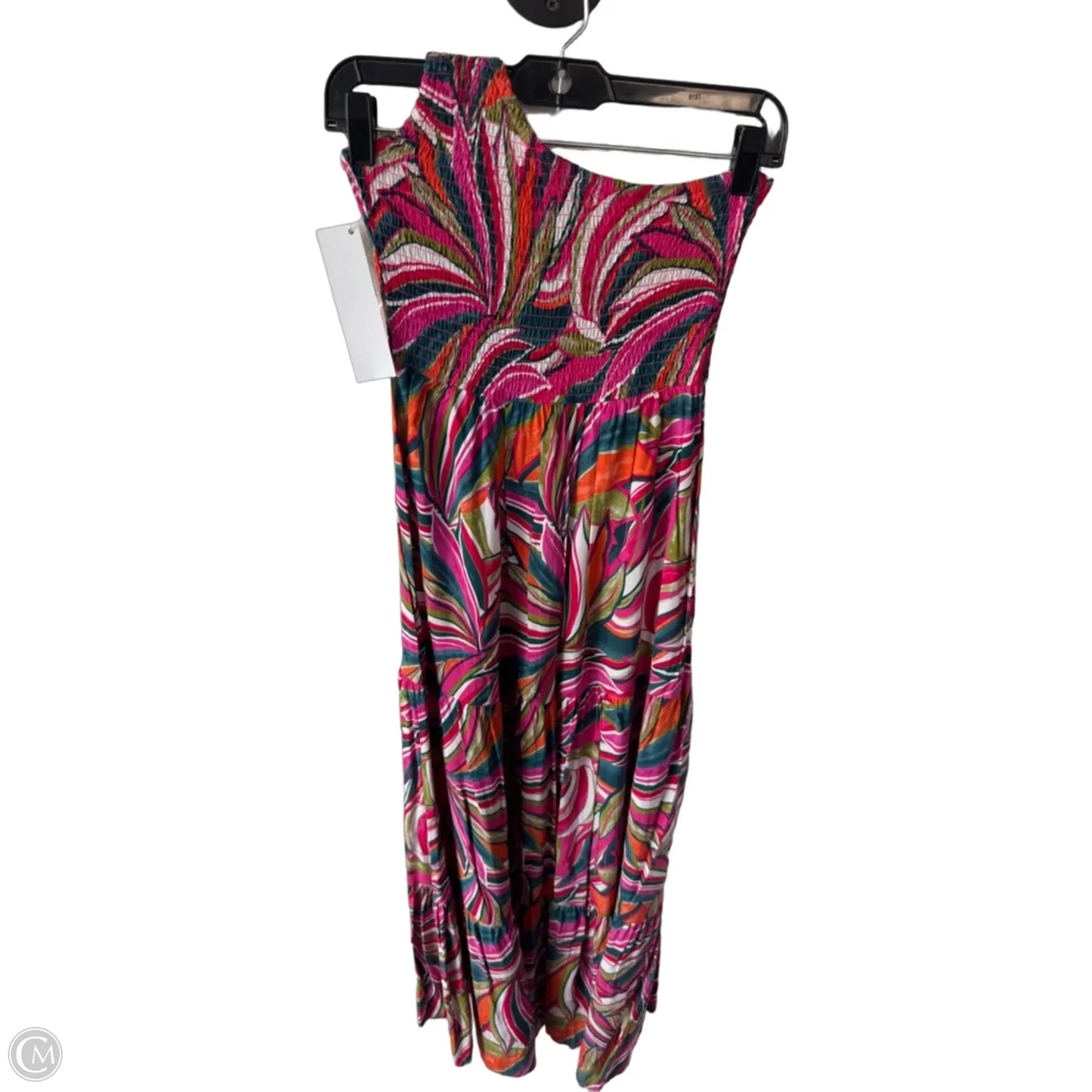 Dress Casual Maxi By Abel The Label In Pink & White, Size: Xs