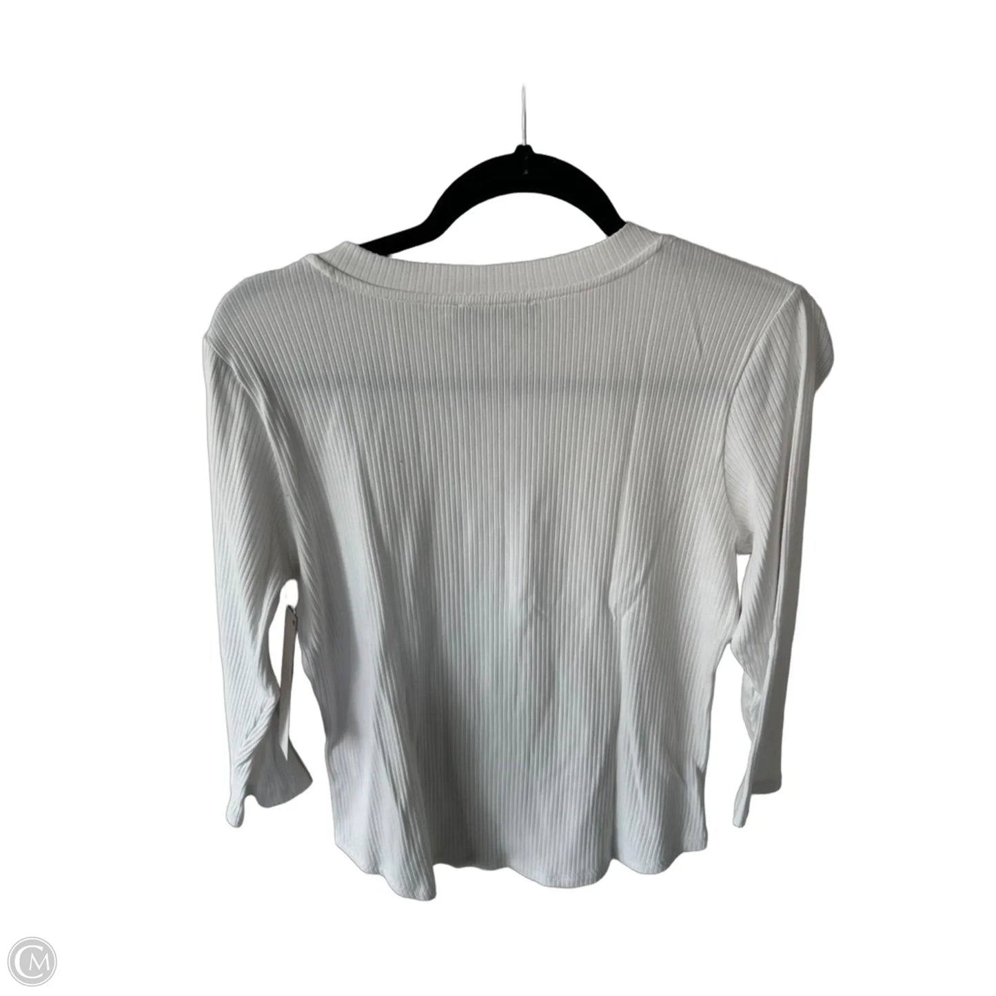 Top Long Sleeve By Cmc In White, Size: S