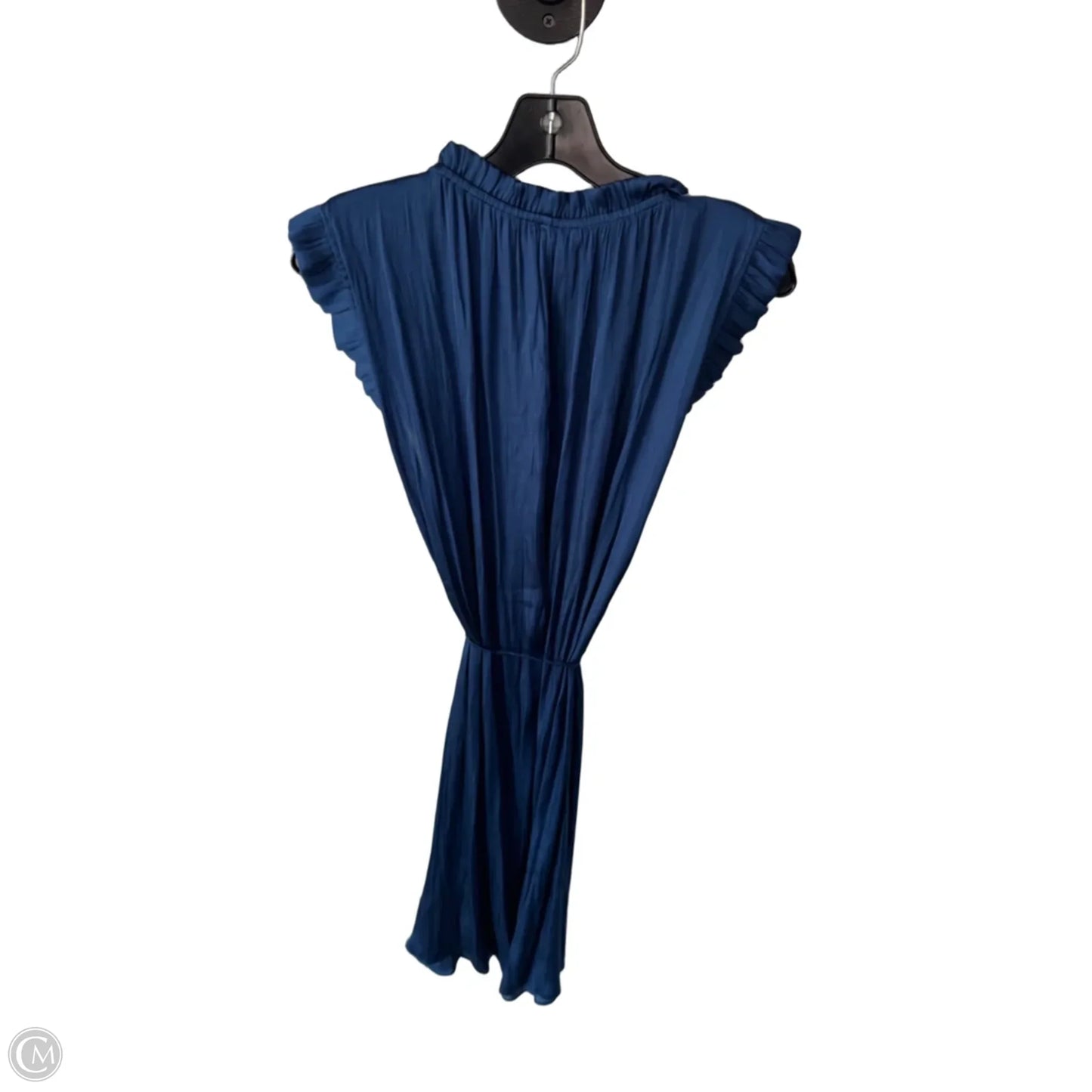 Dress Casual Midi By Banana Republic In Blue, Size: L