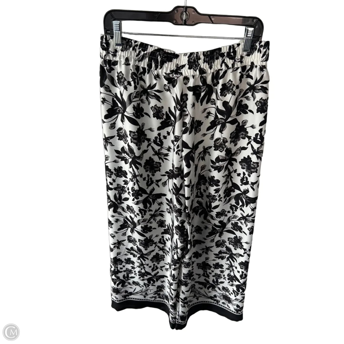 Pants Wide Leg By Inc In Black & White, Size: 8