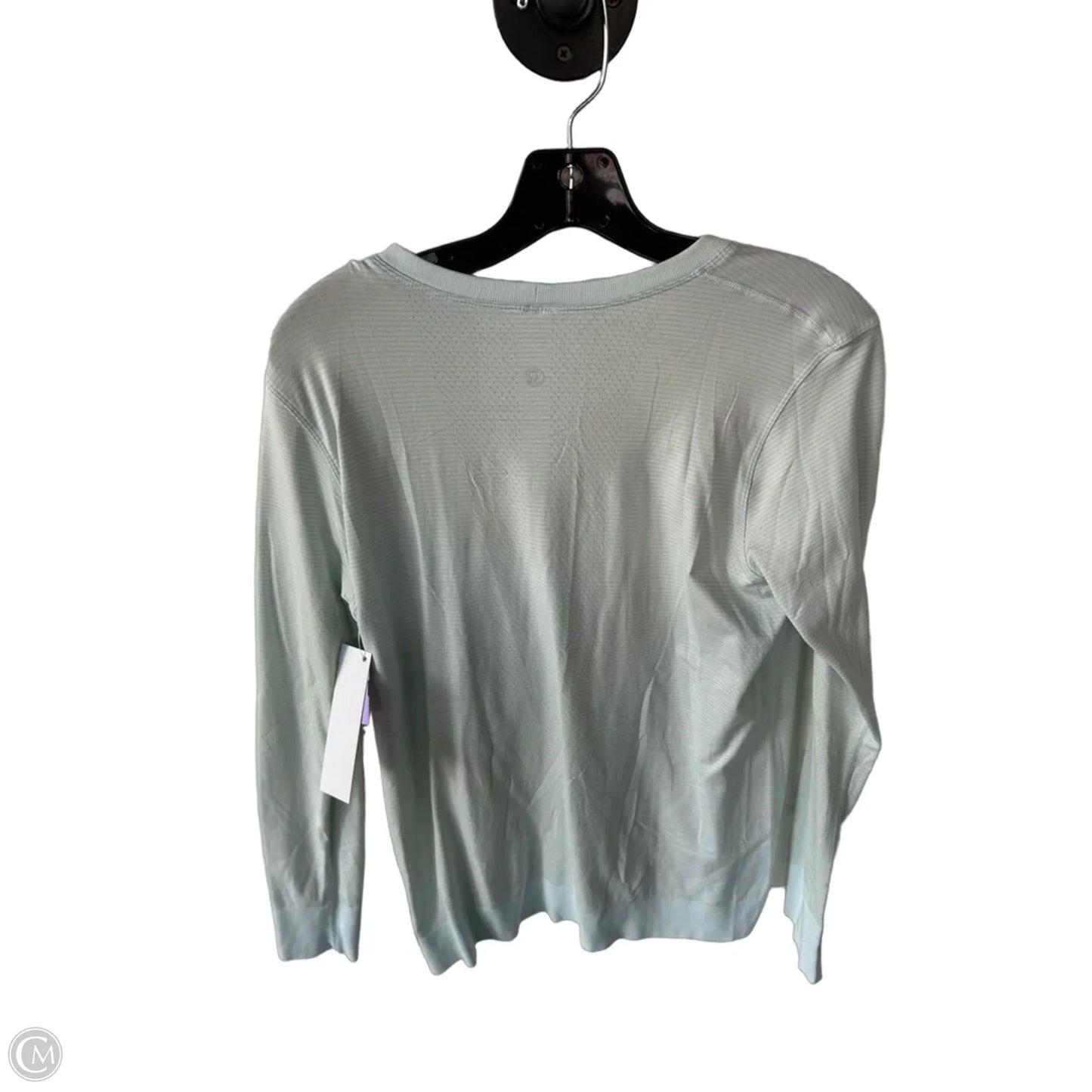 Athletic Top Long Sleeve Crewneck By Lululemon In Blue, Size: M