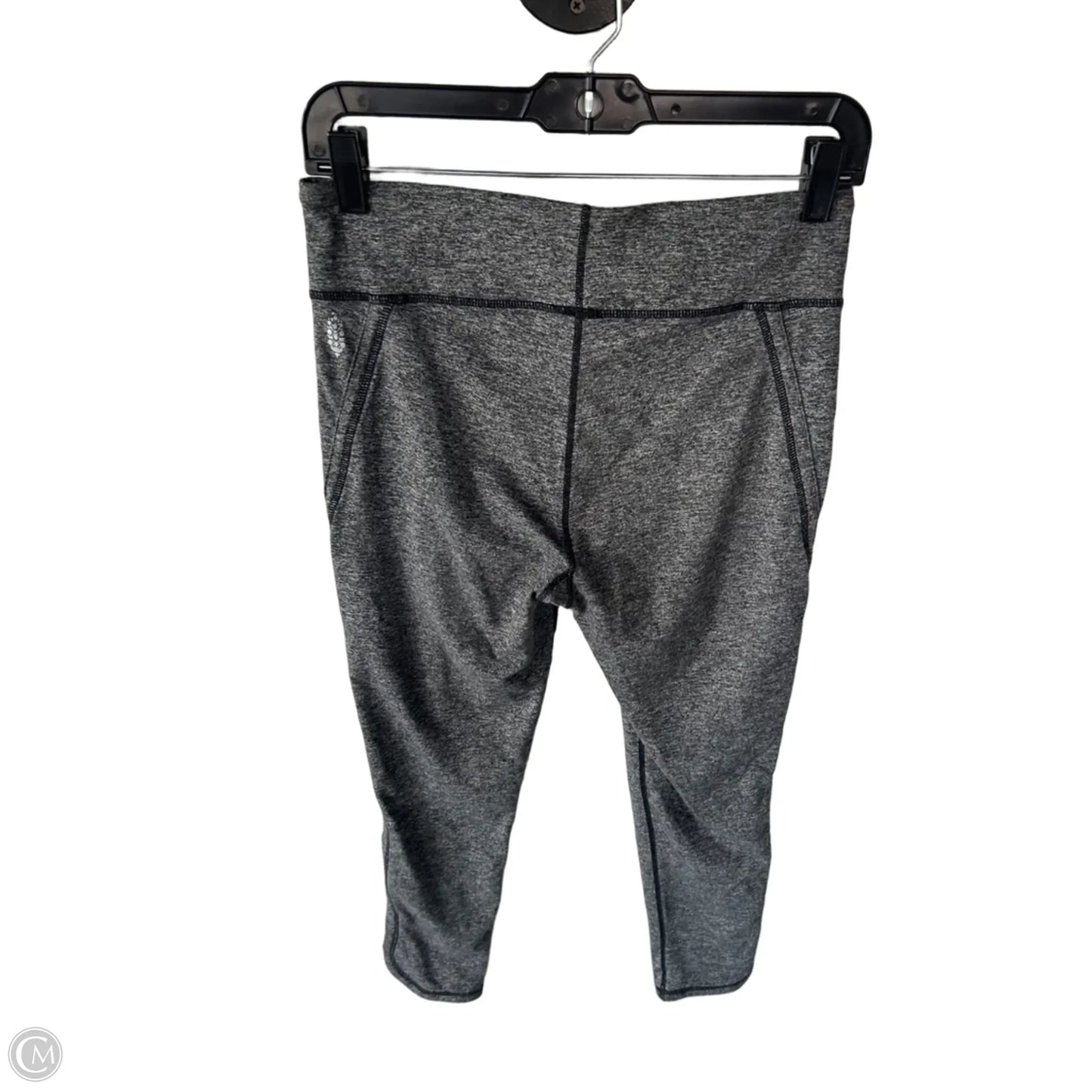 Athletic Leggings By Free People In Black & Grey, Size: 8