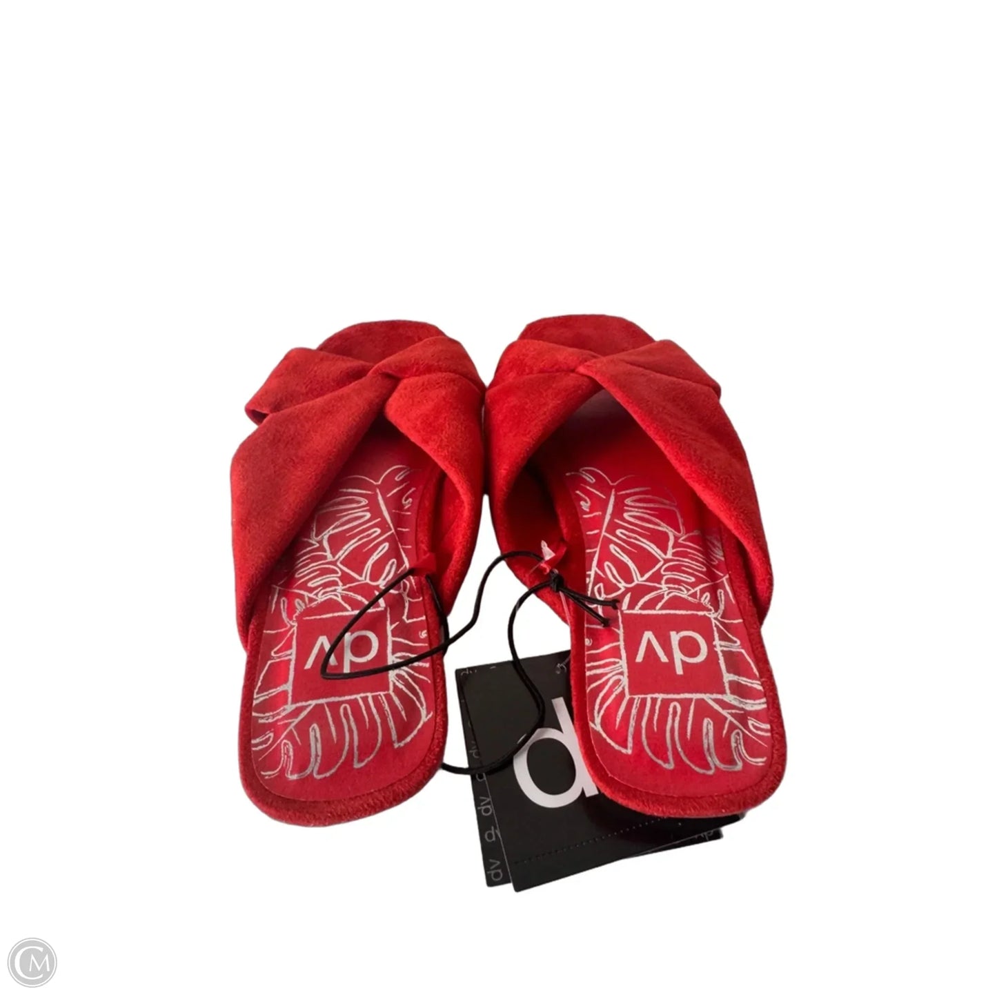 Sandals Flats By Dv In Red, Size: 7