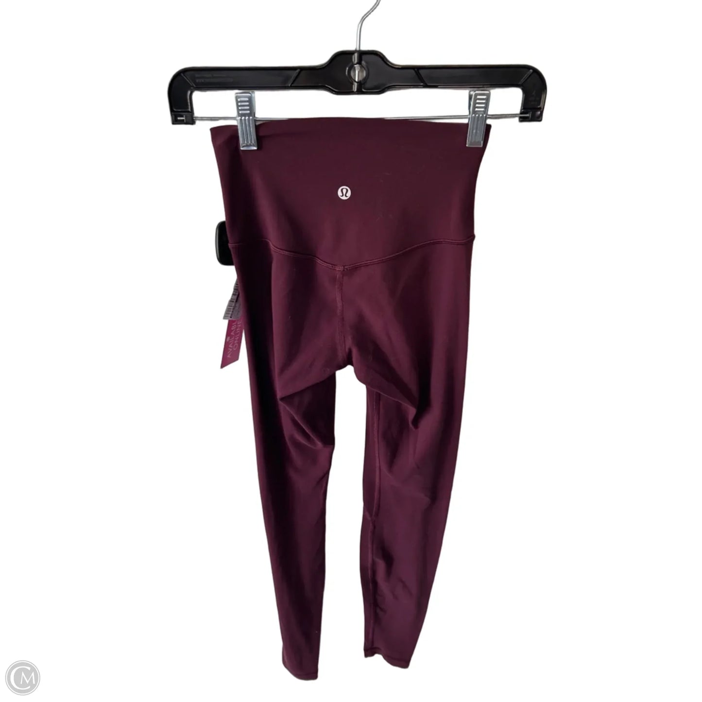 Athletic Leggings By Lululemon In Maroon, Size: 2