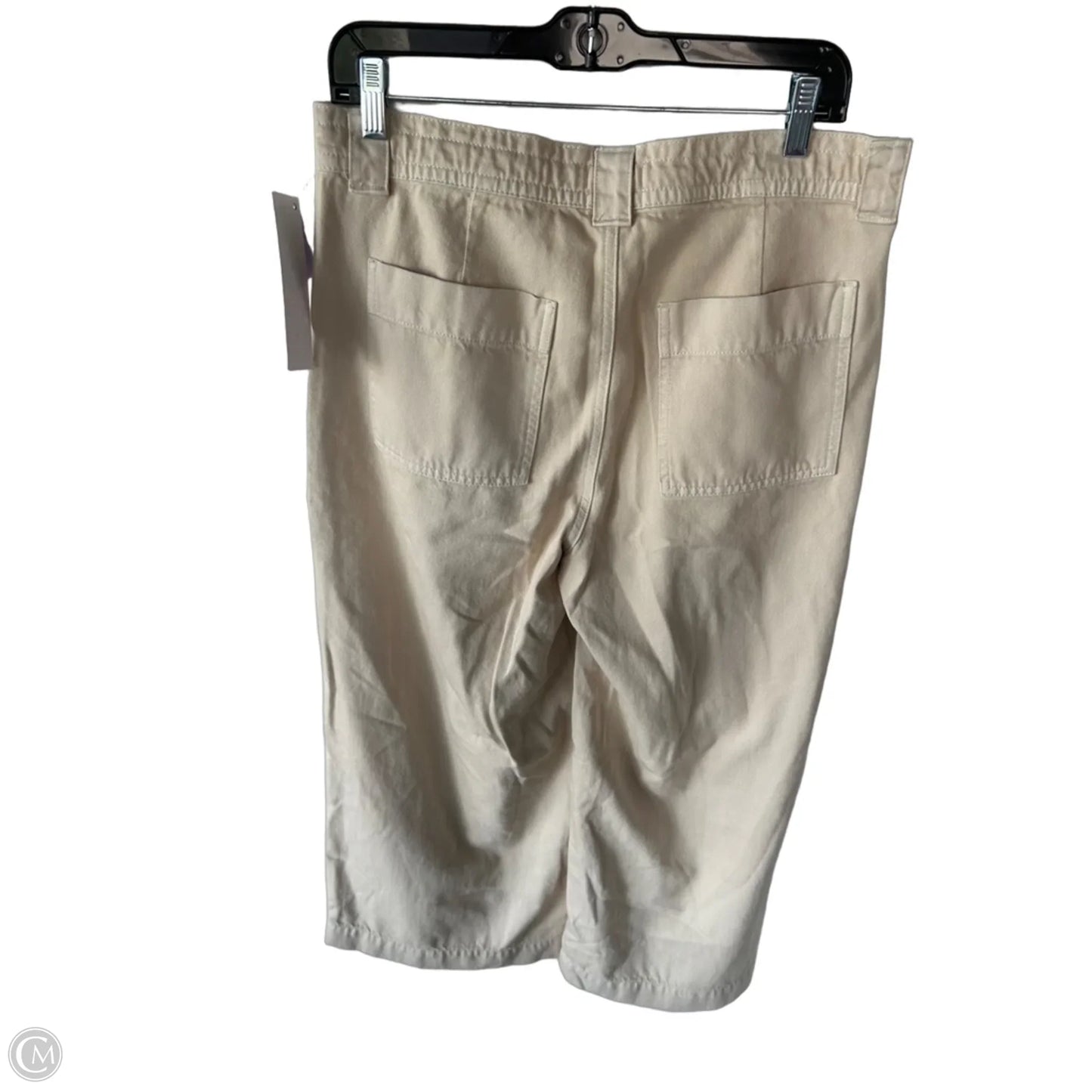 Jeans Wide Leg By Joes Jeans In Cream Denim, Size: 12