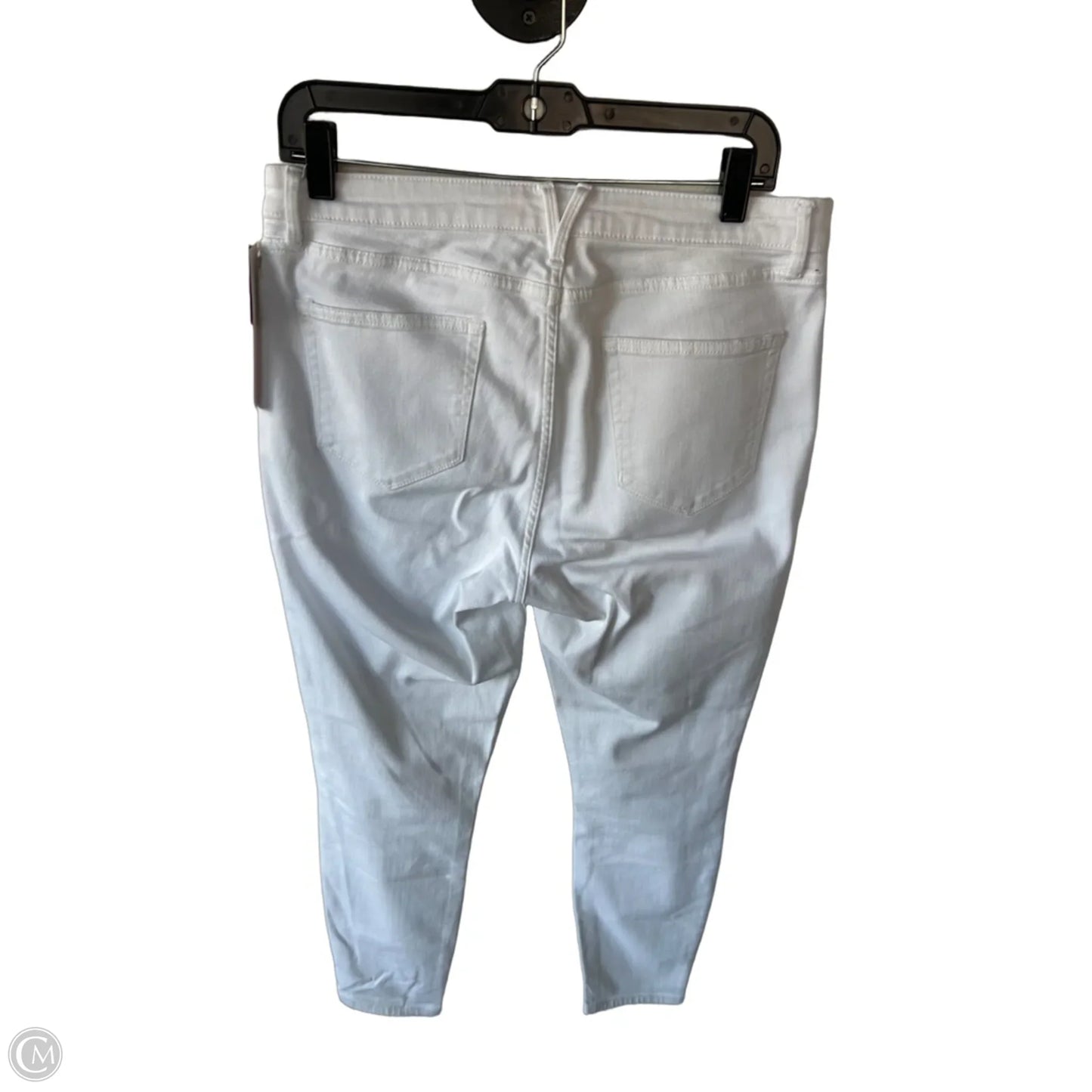 Jeans Skinny By Vineyard Vines In White Denim, Size: 10