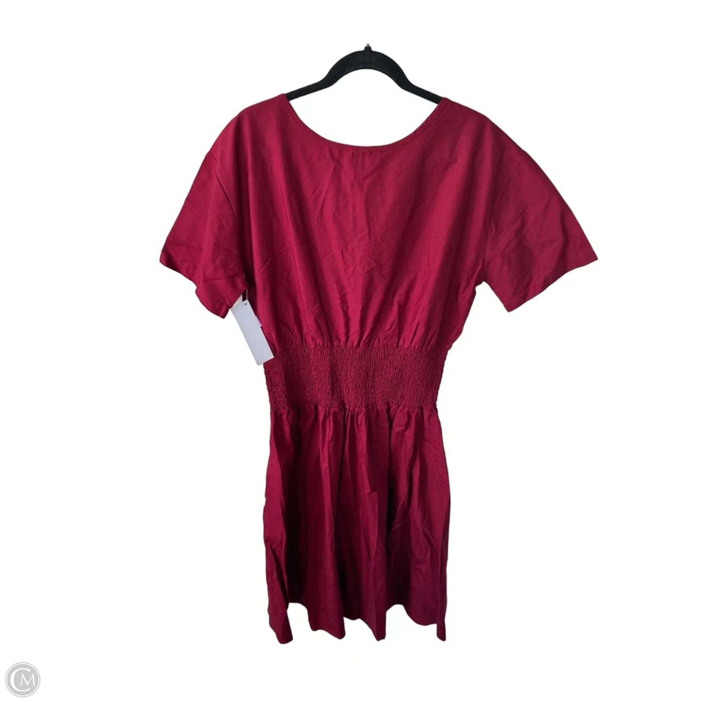 Dress Casual Midi By Cmb In Red, Size: L