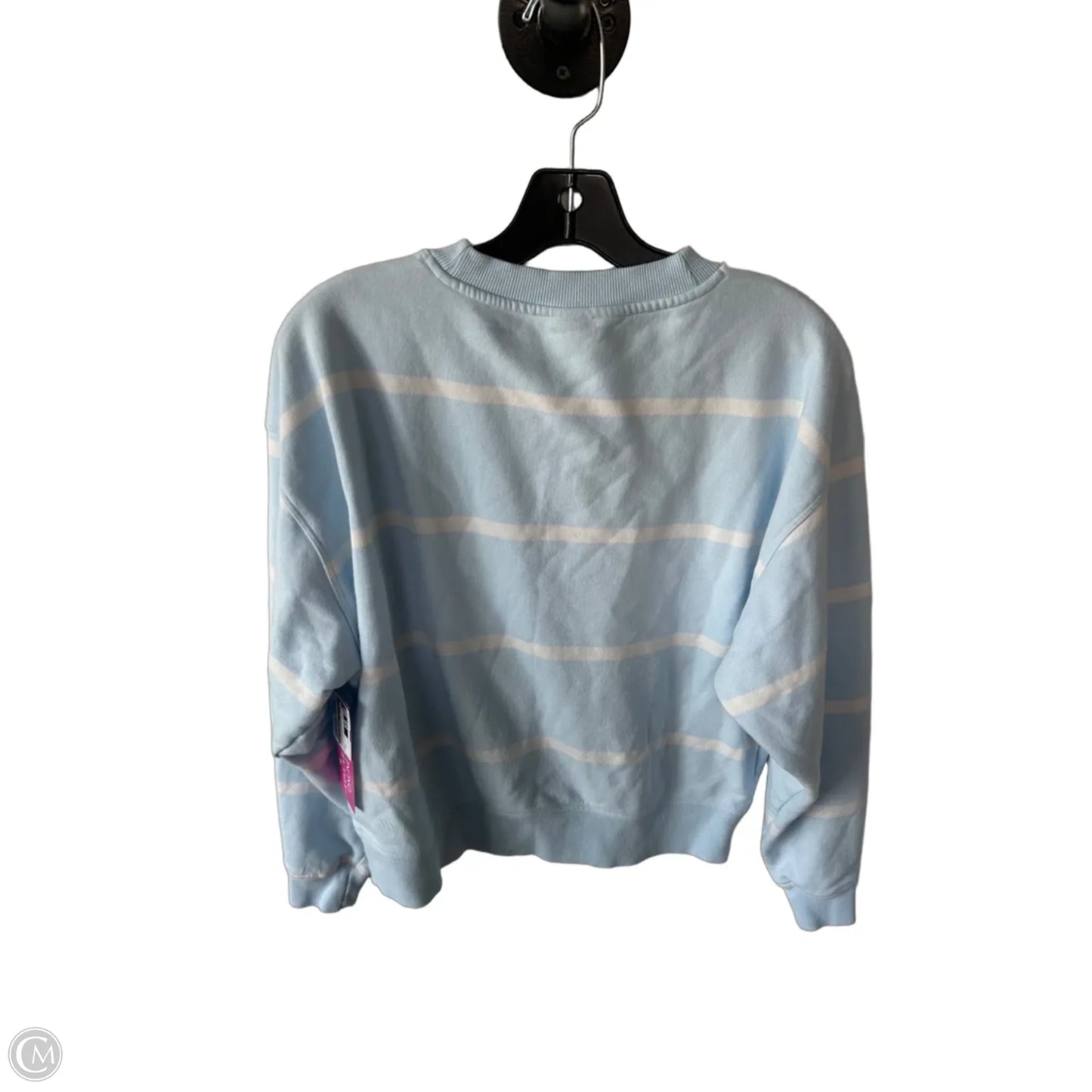 Athletic Sweatshirt Crewneck By All In Motion In Blue & White, Size: S