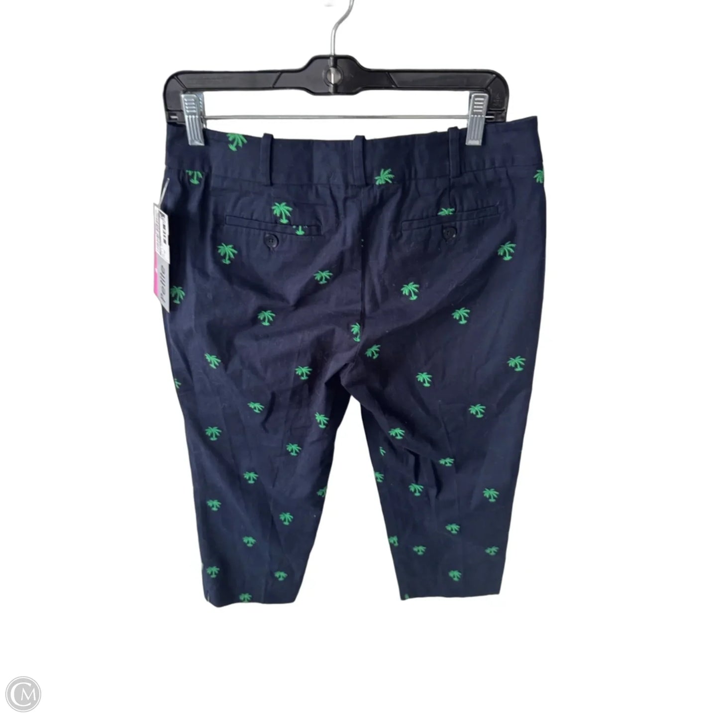 Pants Cropped By Talbots In Blue & Green, Size: 6p