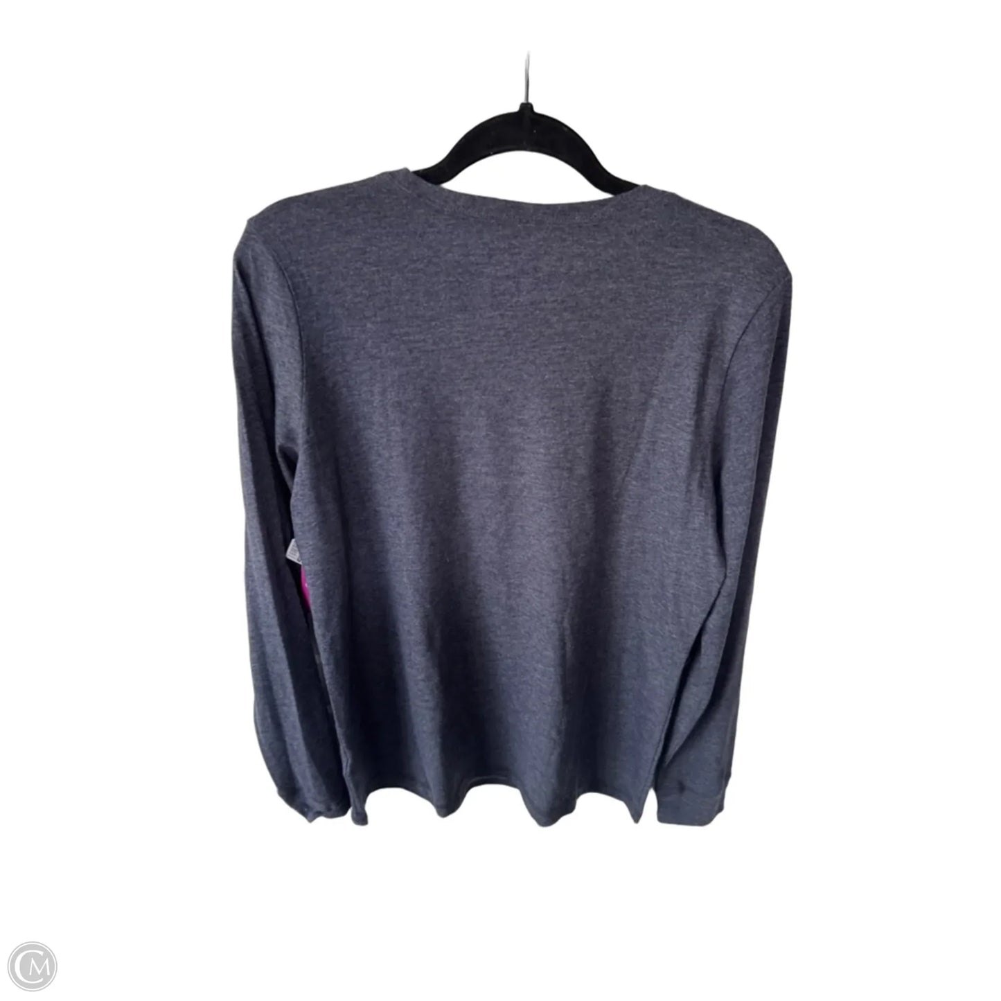 Top Long Sleeve Basic By Vineyard Vines In Blue & White, Size: S