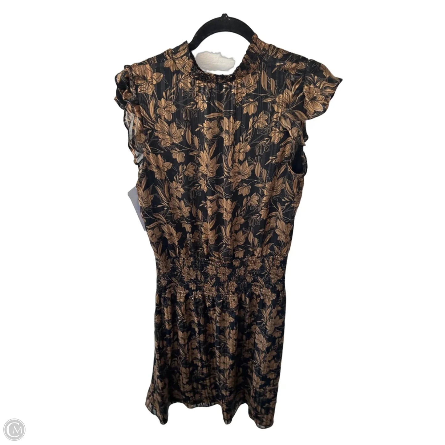 Dress Party Midi By White House Black Market In Black & Brown, Size: M