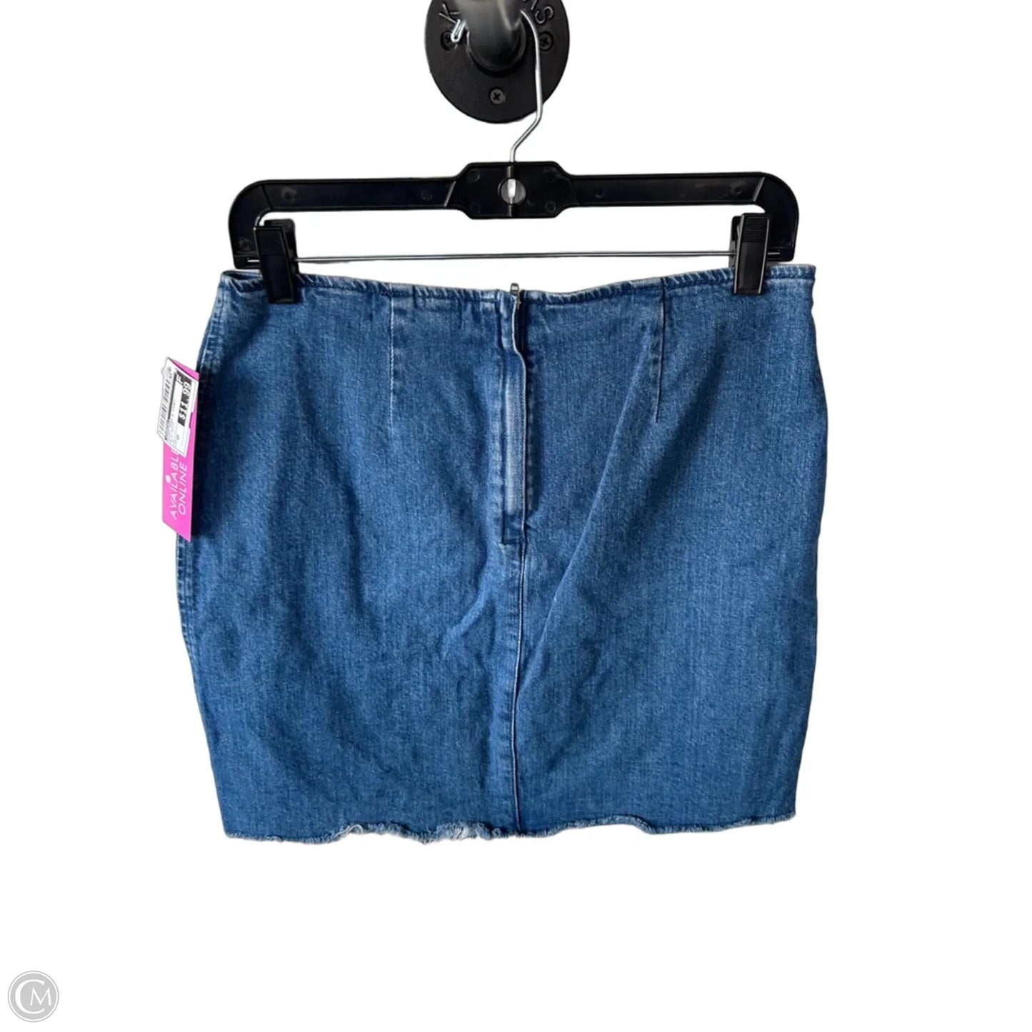 Skirt Mini & Short By Madewell In Blue Denim, Size: 10