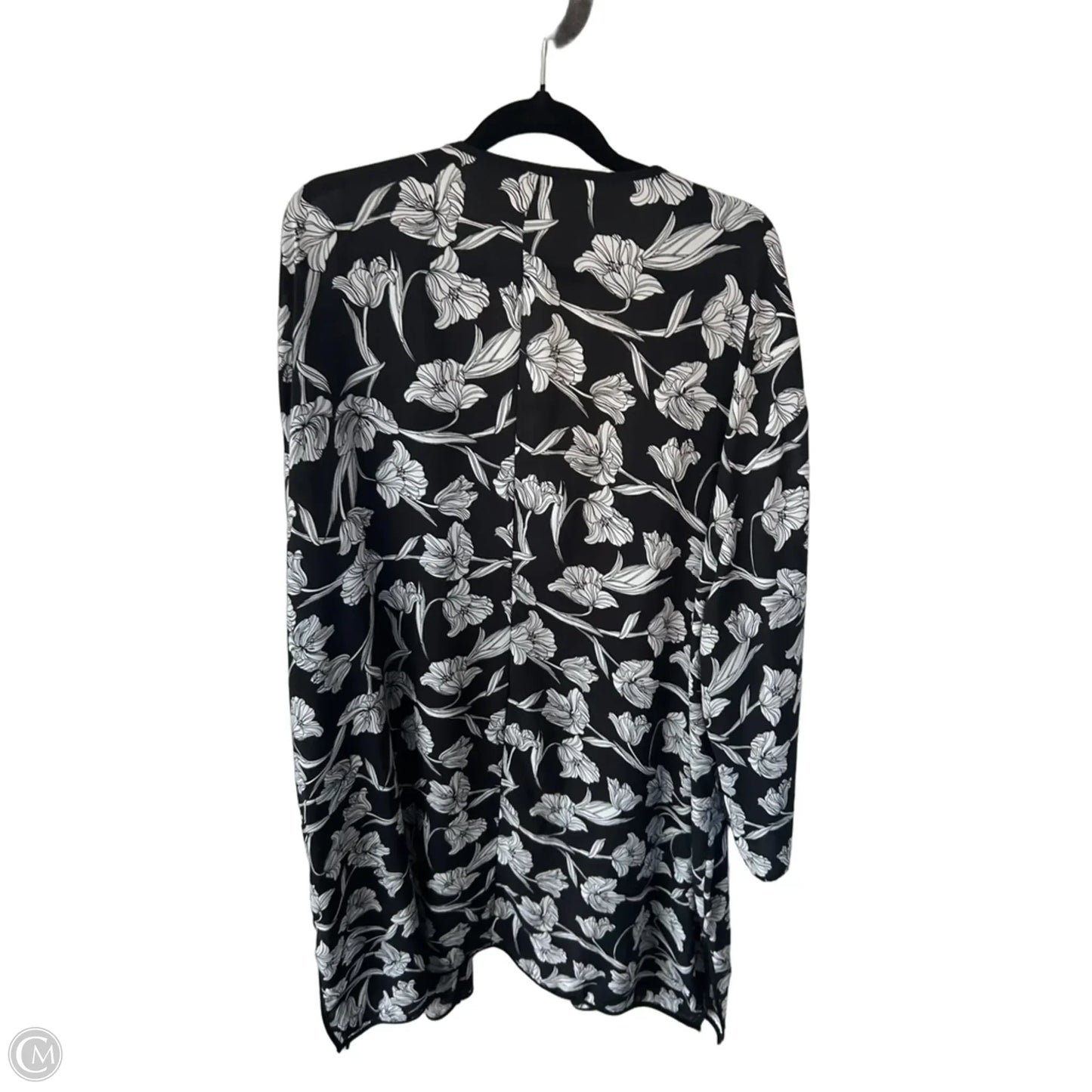 Kimono By Ny Collection In Black & White, Size: 3x