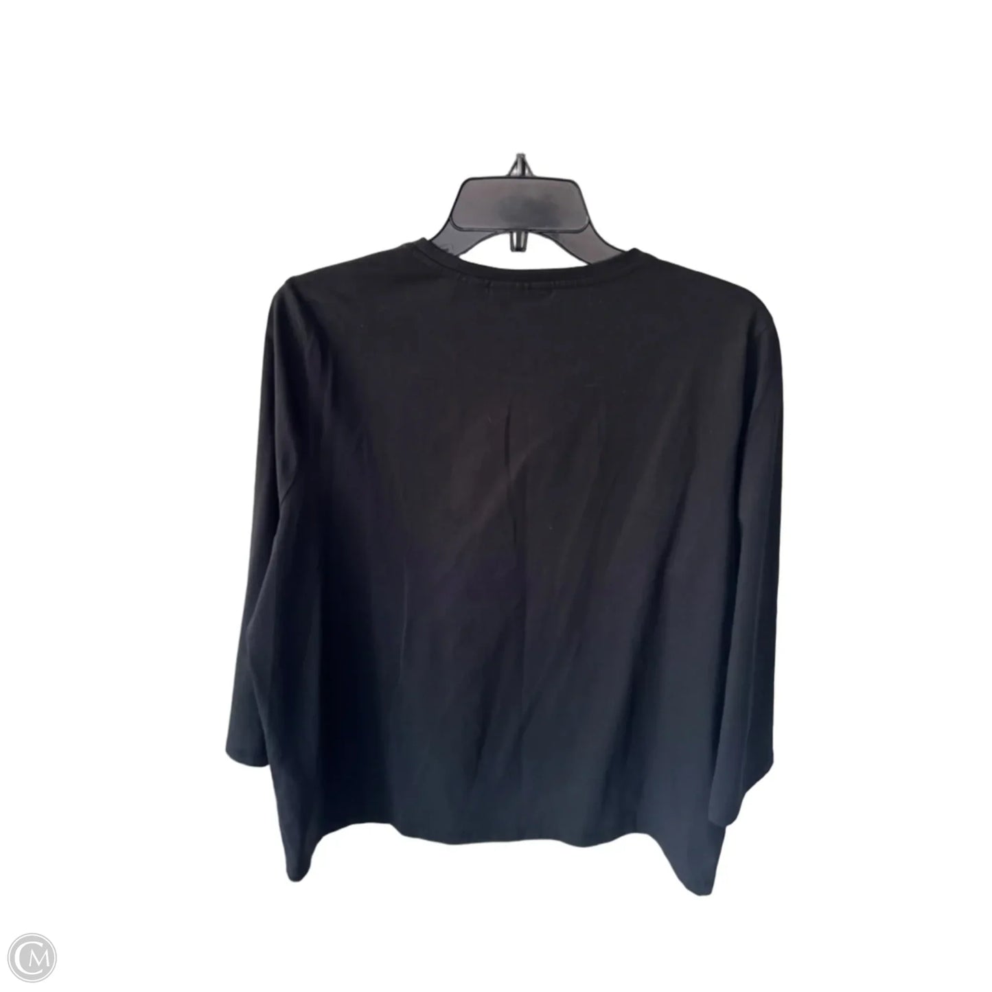 Top Long Sleeve By Chicos In Black, Size: Xl