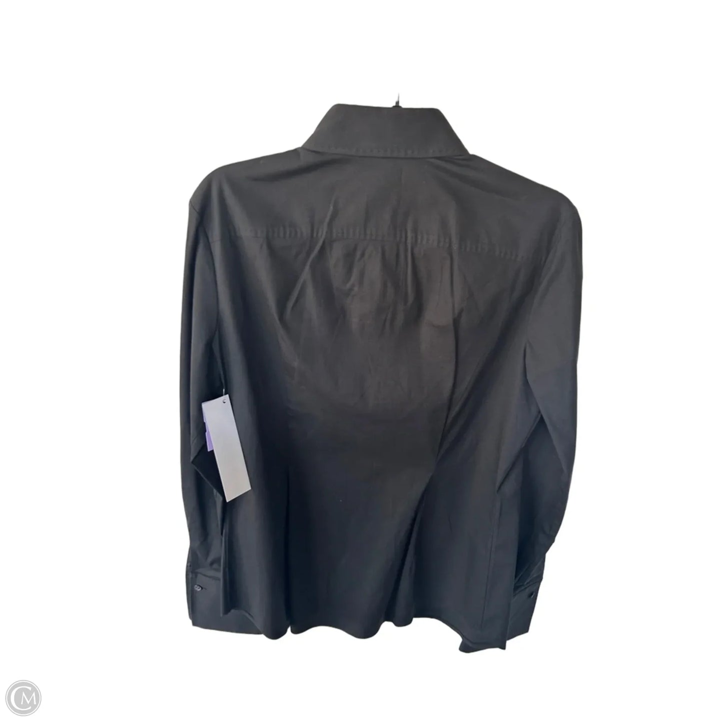 Top Long Sleeve By Theory In Black, Size: M