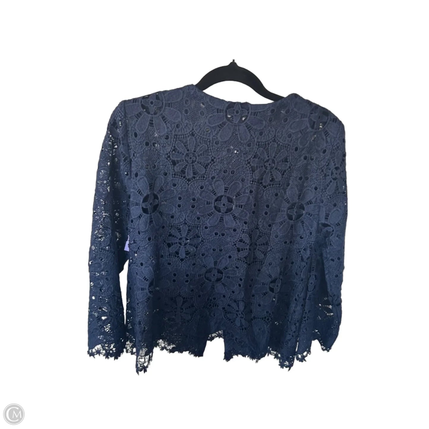 Blazer By Susan Graver In Navy, Size: Xxs