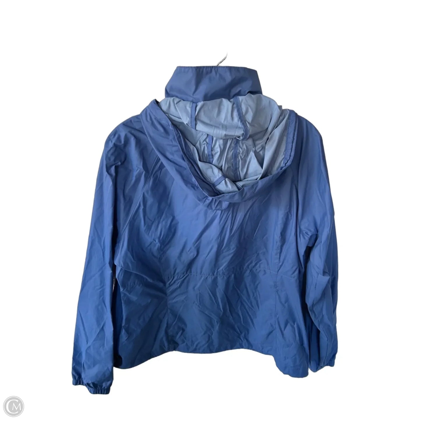 Jacket Windbreaker By Columbia In Blue, Size: Xl