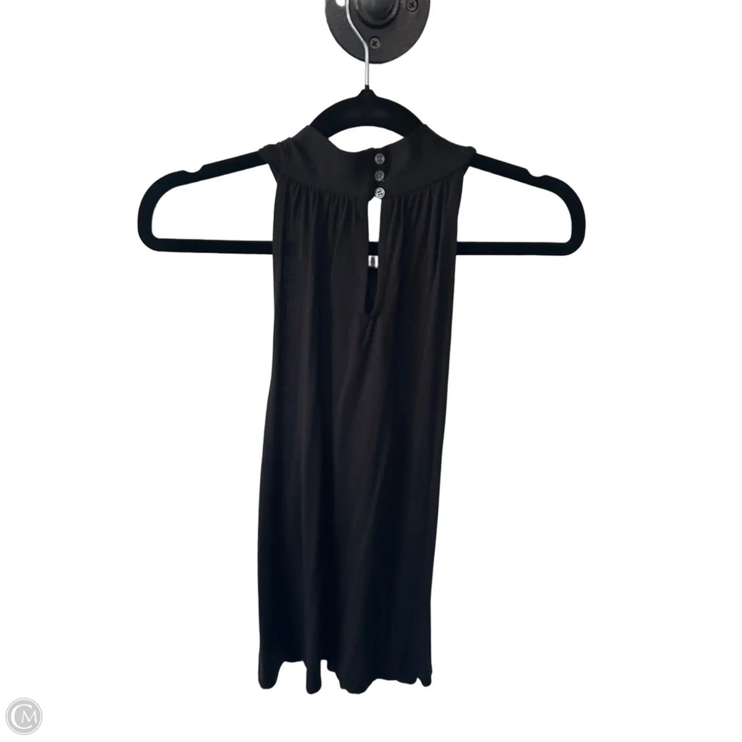 Top Sleeveless By Loft In Black, Size: M