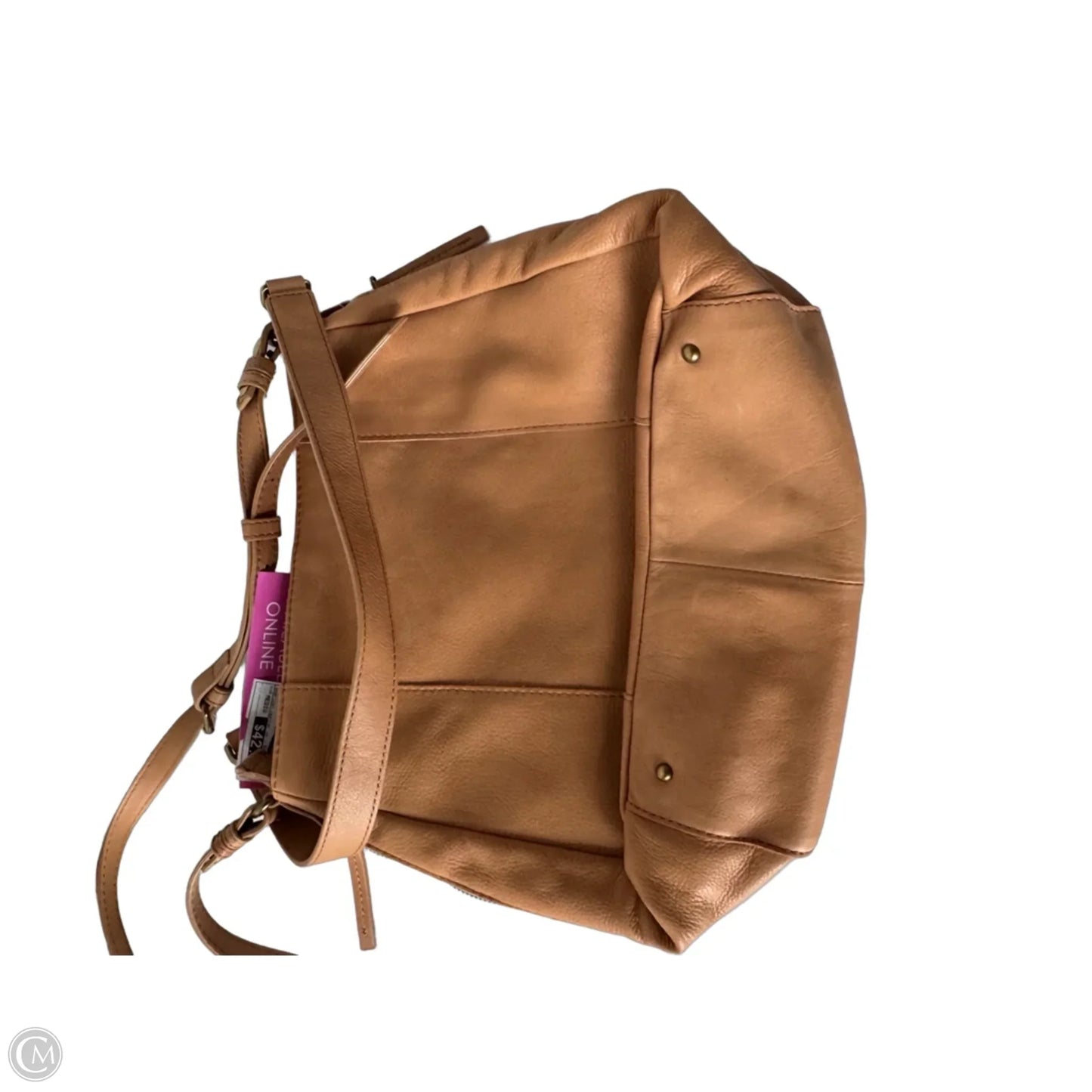 Handbag Leather By Cmc, Size: Medium