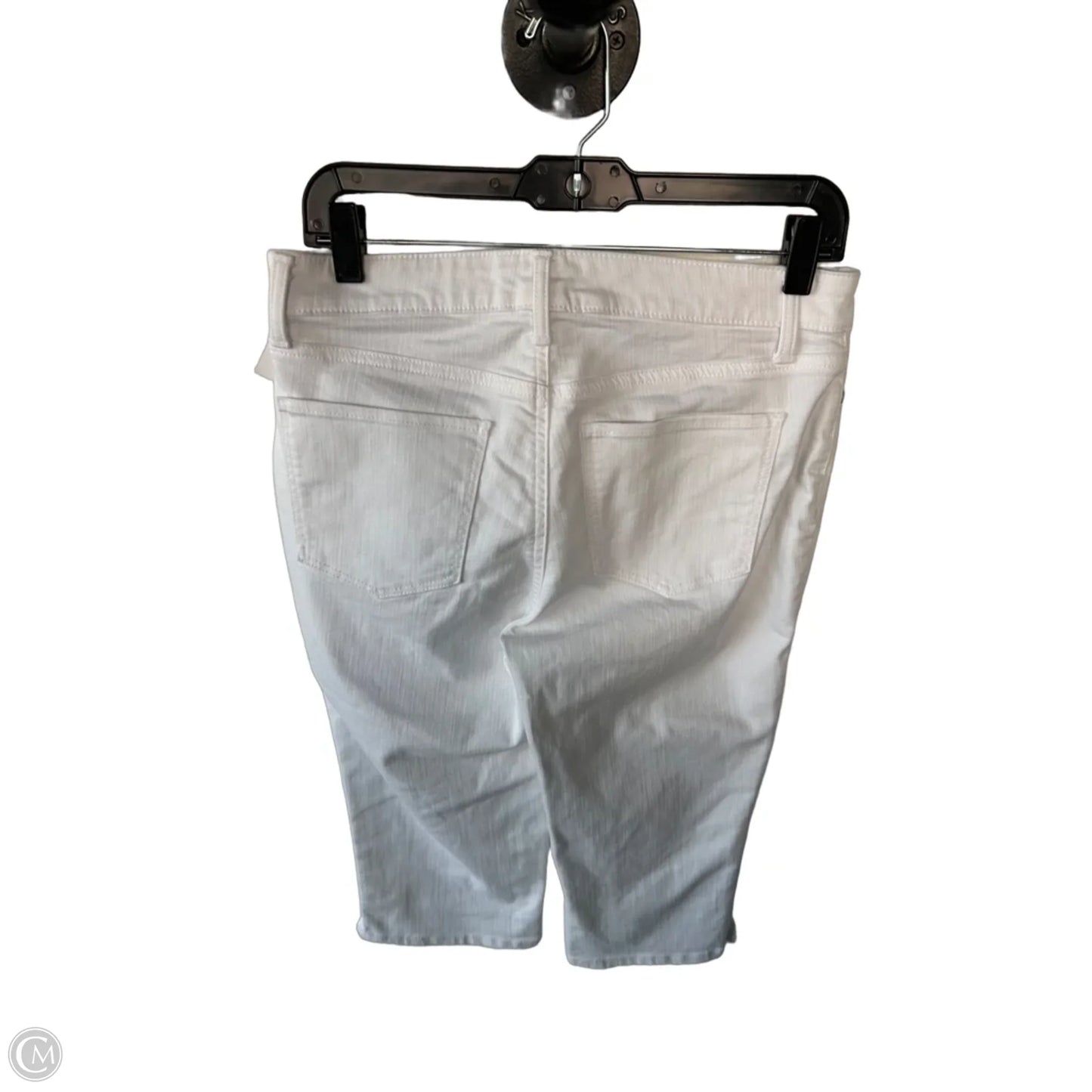 Jeans Cropped By Talbots In White Denim, Size: 6p