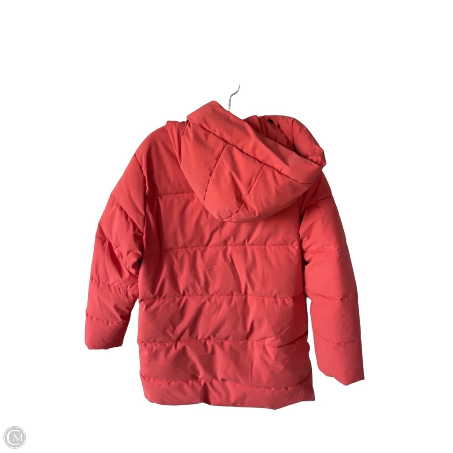 Coat Puffer & Quilted By Cmb In Orange, Size: M