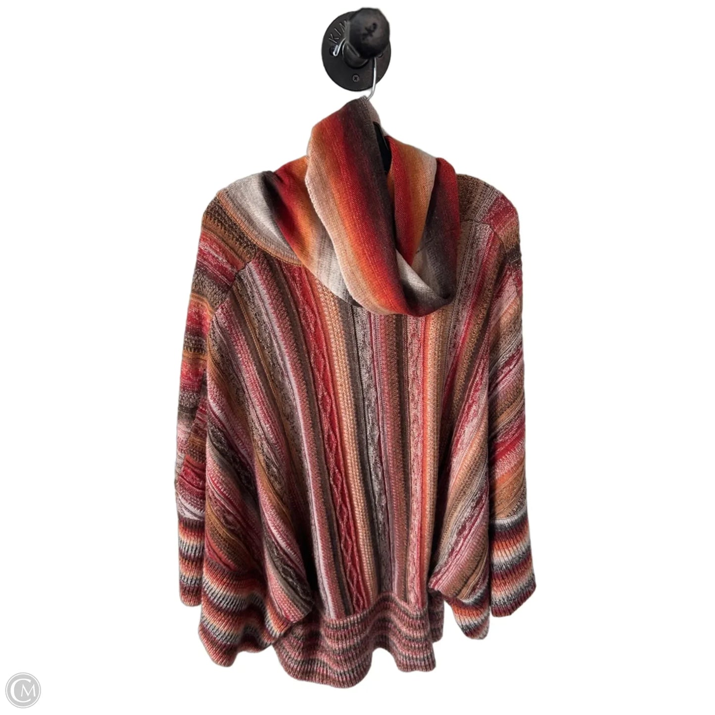 Sweater By Clothes Mentor In Orange, Size: L