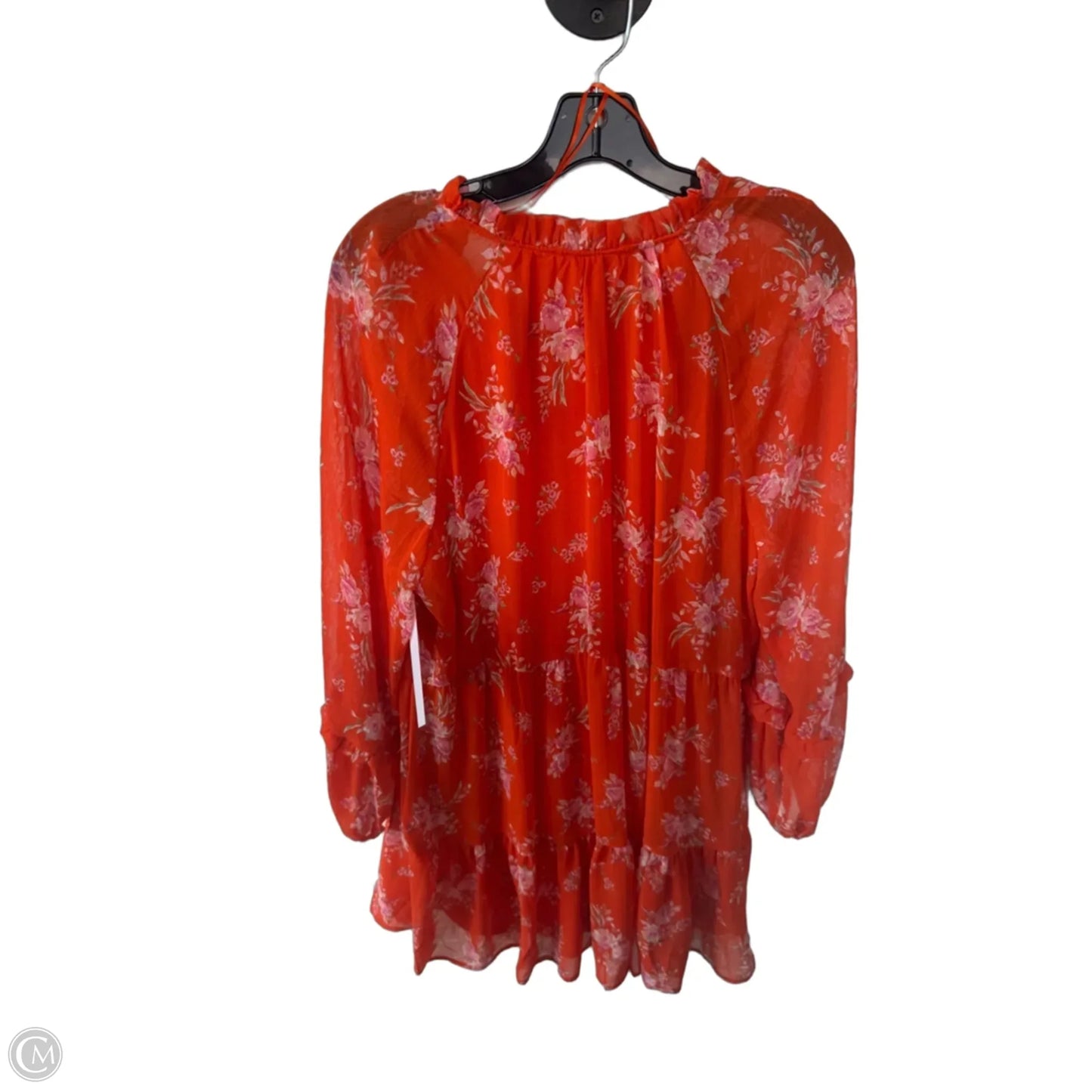 Dress Casual Short By Vince Camuto In Orange, Size: L