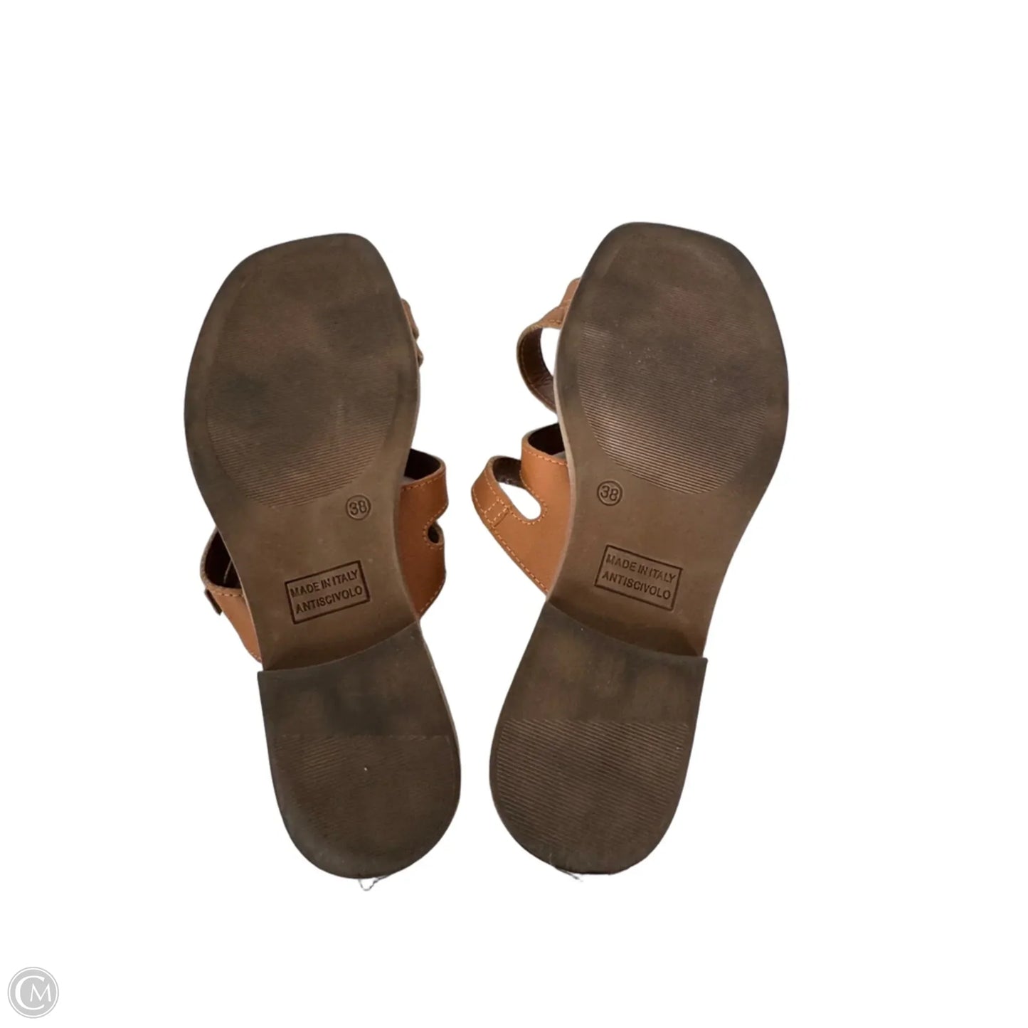 Sandals Flats By Cmc In Brown, Size: 7.5