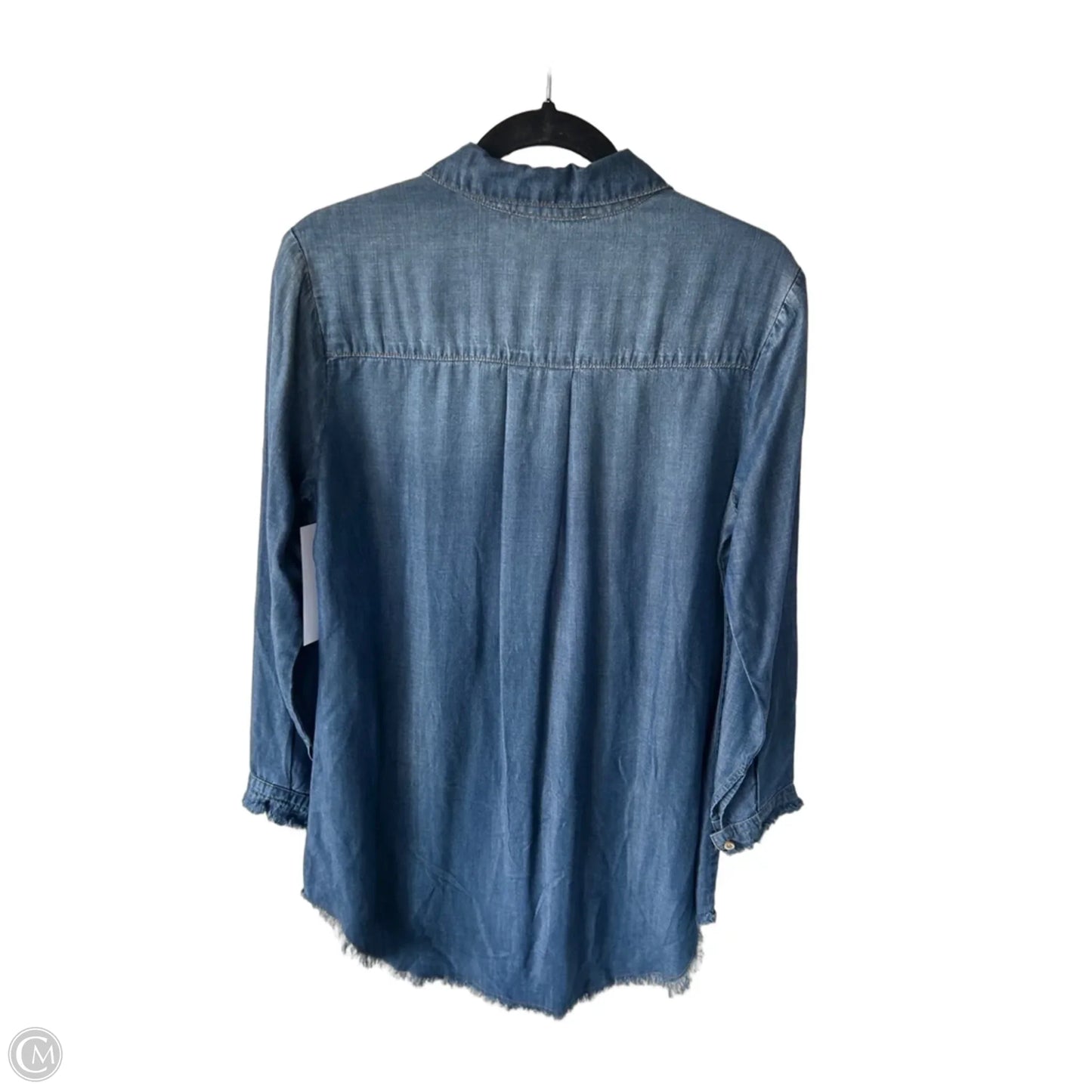 Dress Casual Short By Cloth & Stone In Blue Denim, Size: M