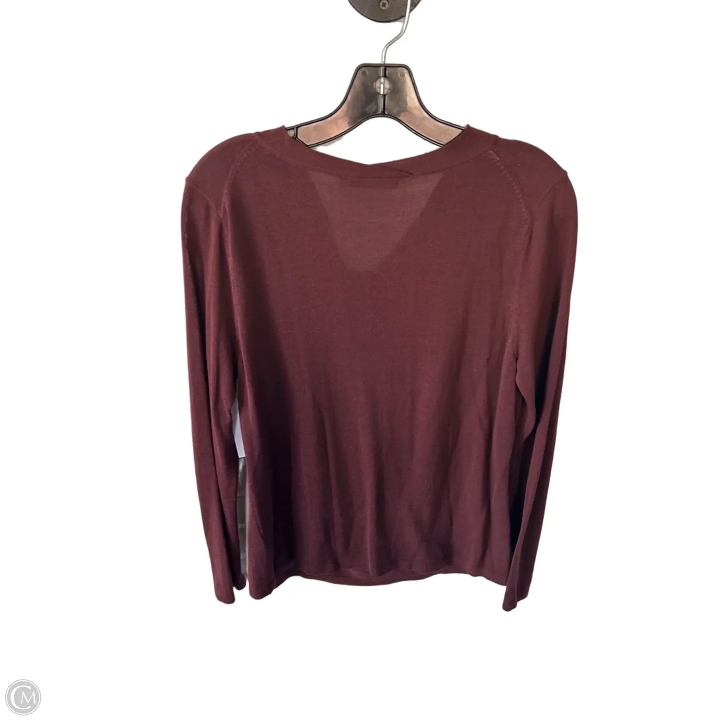 Sweater By Peruvian Connection In Maroon, Size: M