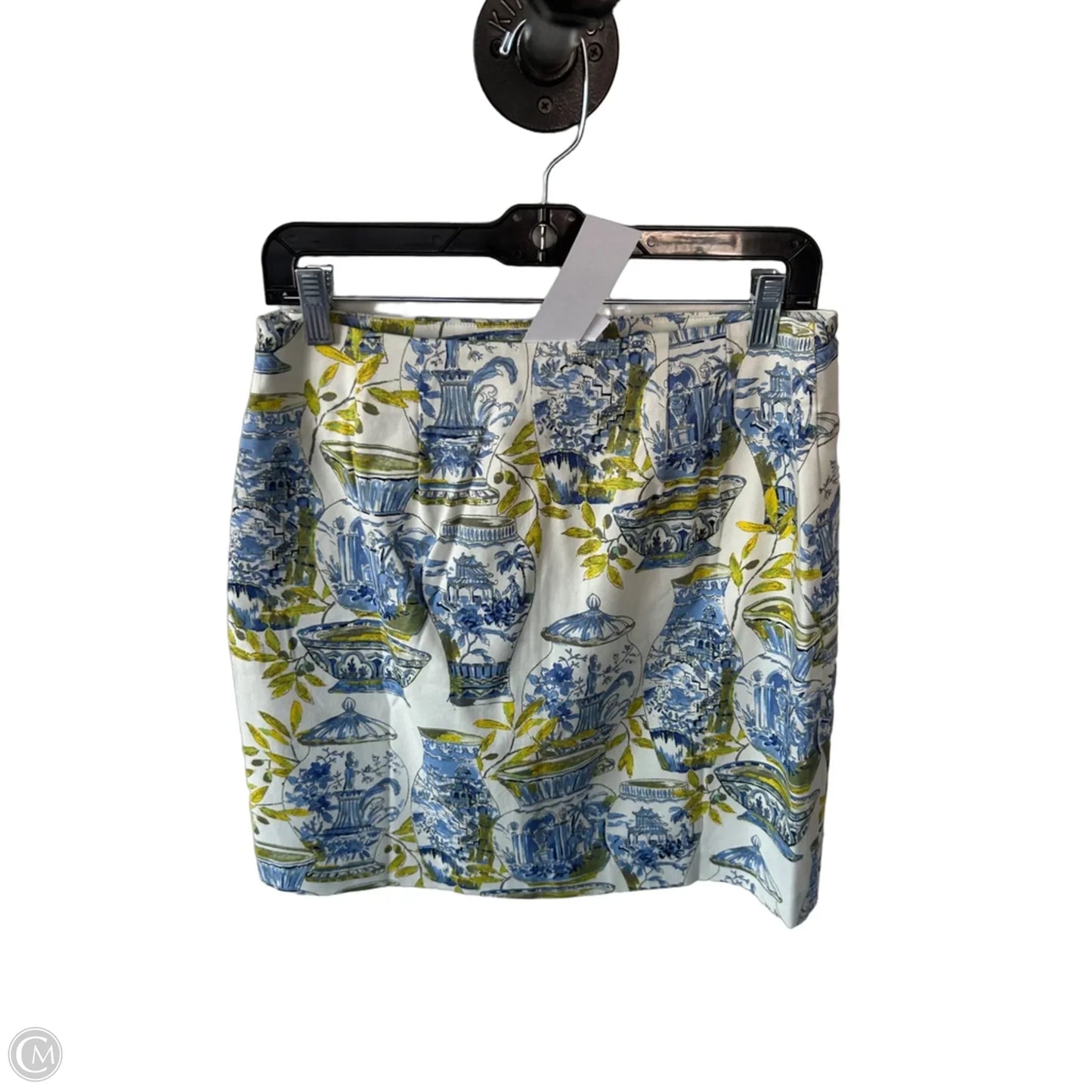 Skirt Mini & Short By Talbots In Blue & Cream, Size: 6