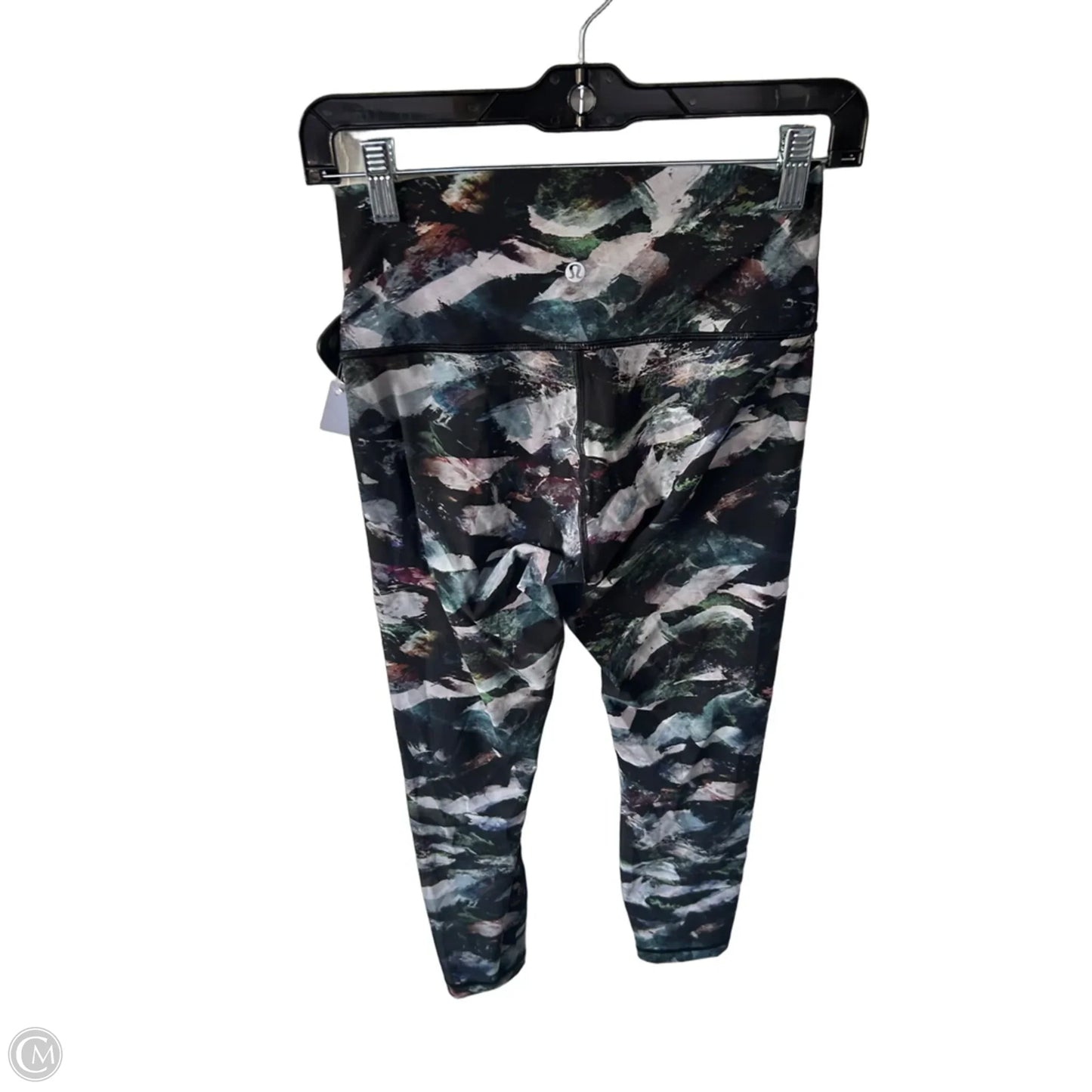 Athletic Leggings By Lululemon In Black & White, Size: 6