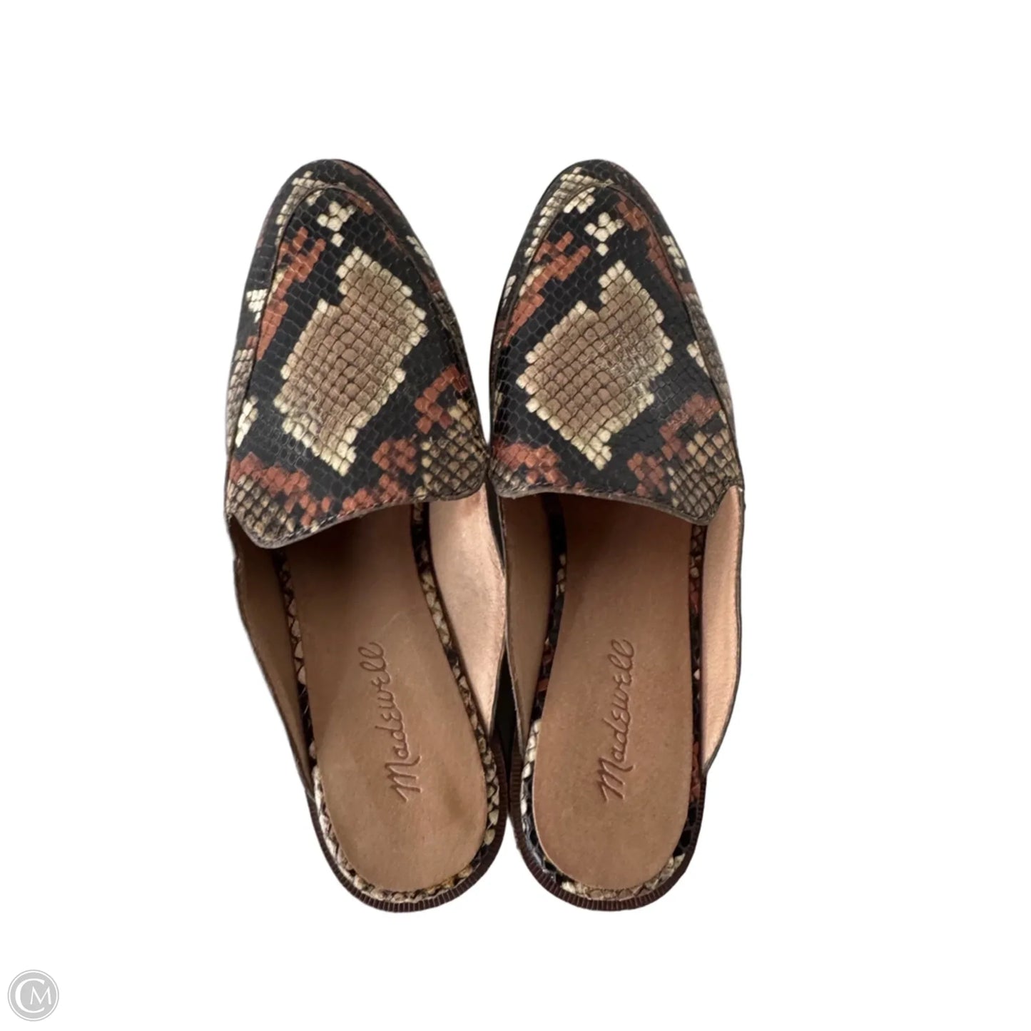 Shoes Flats By Madewell In Black & Tan, Size: 7.5