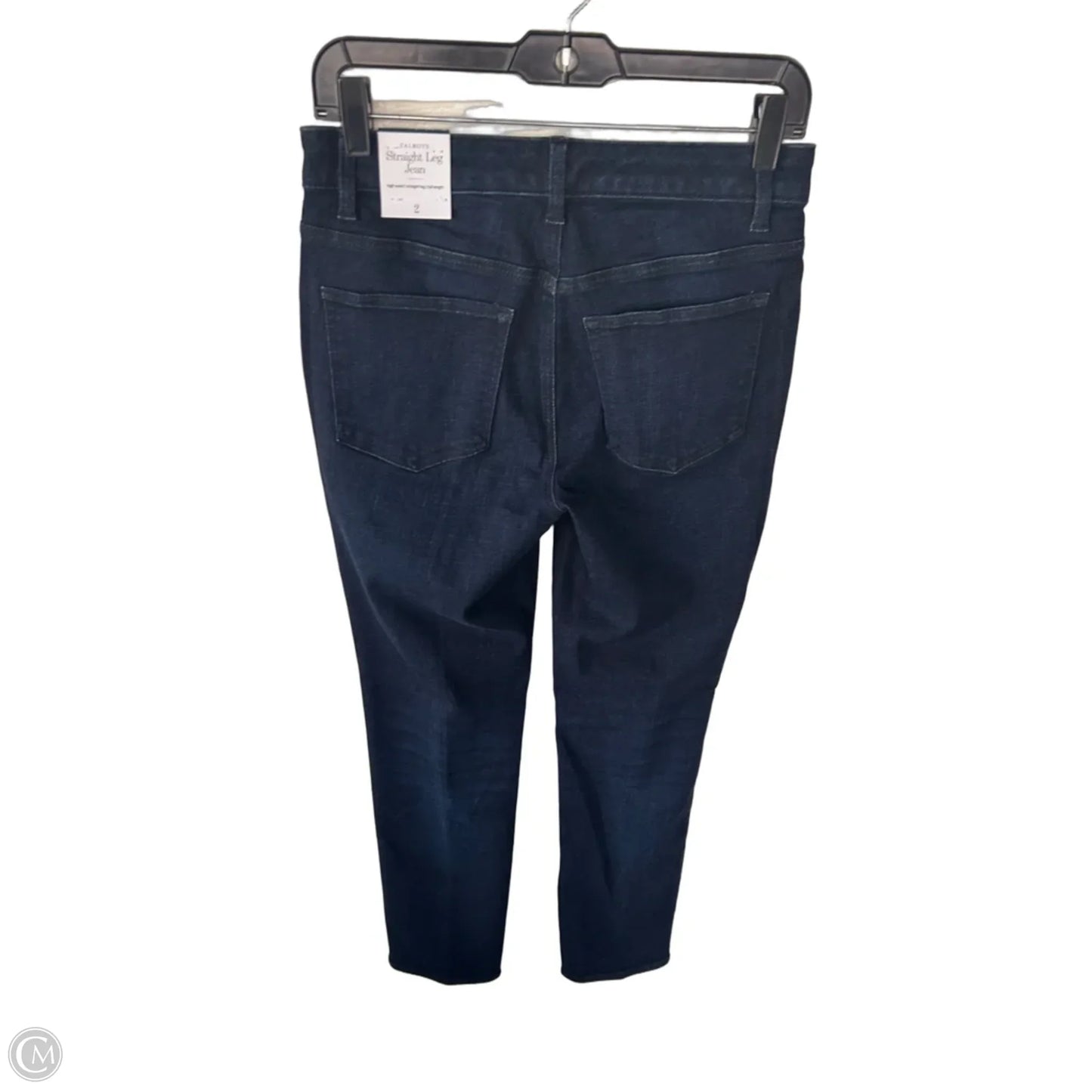 Jeans Straight By Talbots In Blue Denim, Size: 2
