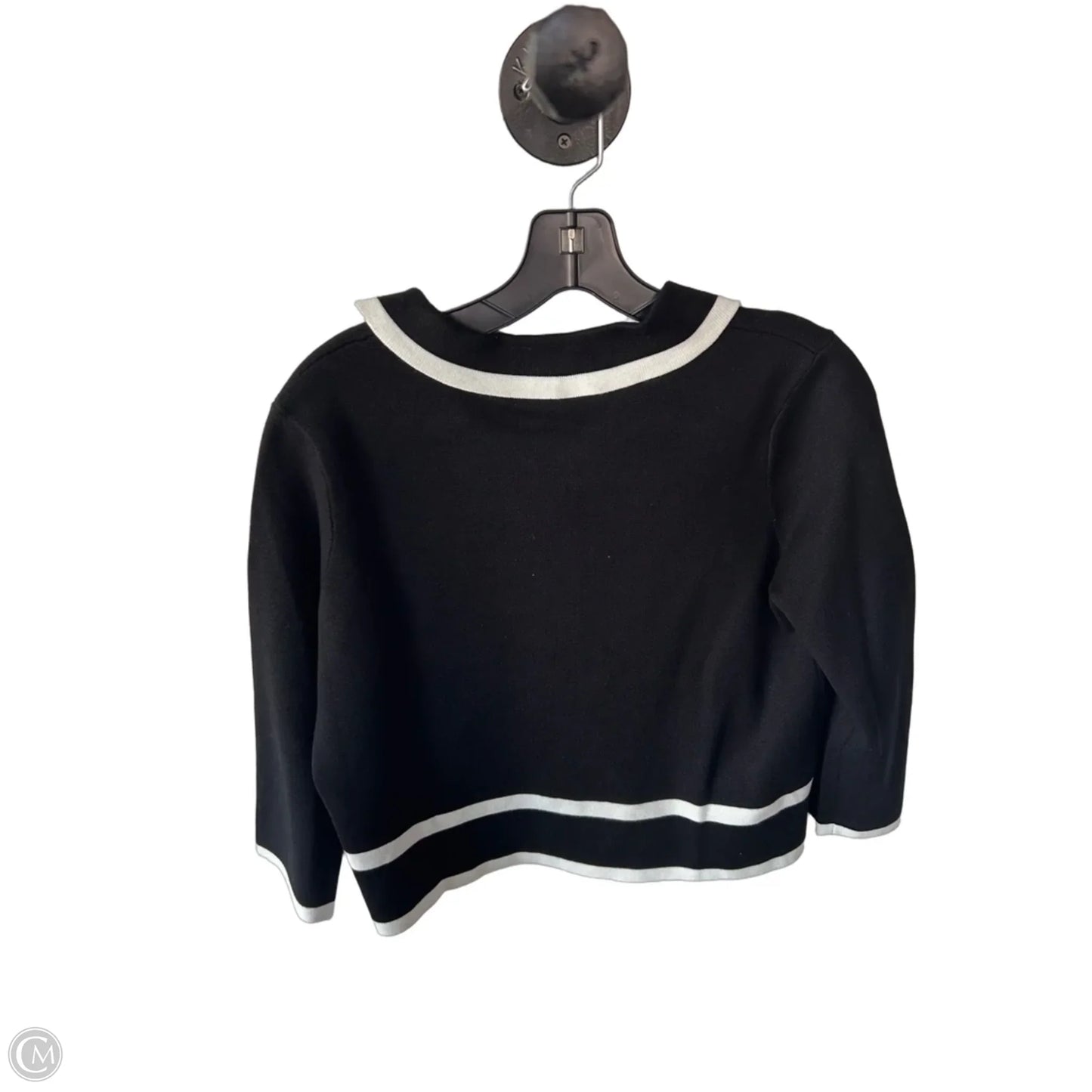 Blazer By Halogen In Black & Cream, Size: M