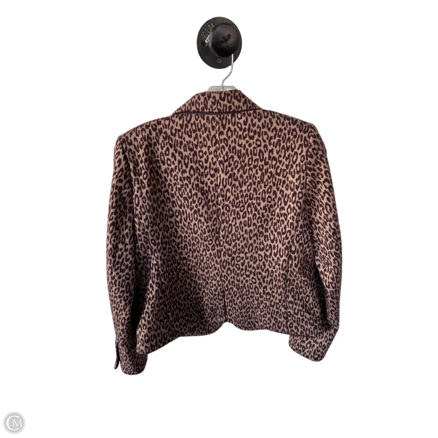 Blazer By Ann Taylor In Brown & Tan, Size: Mp