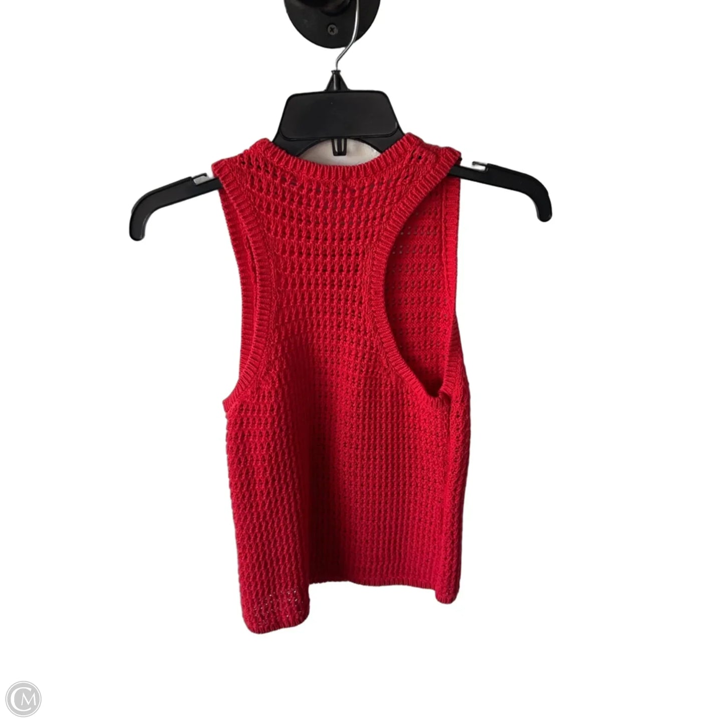 Vest Sweater By Madewell In Red, Size: S