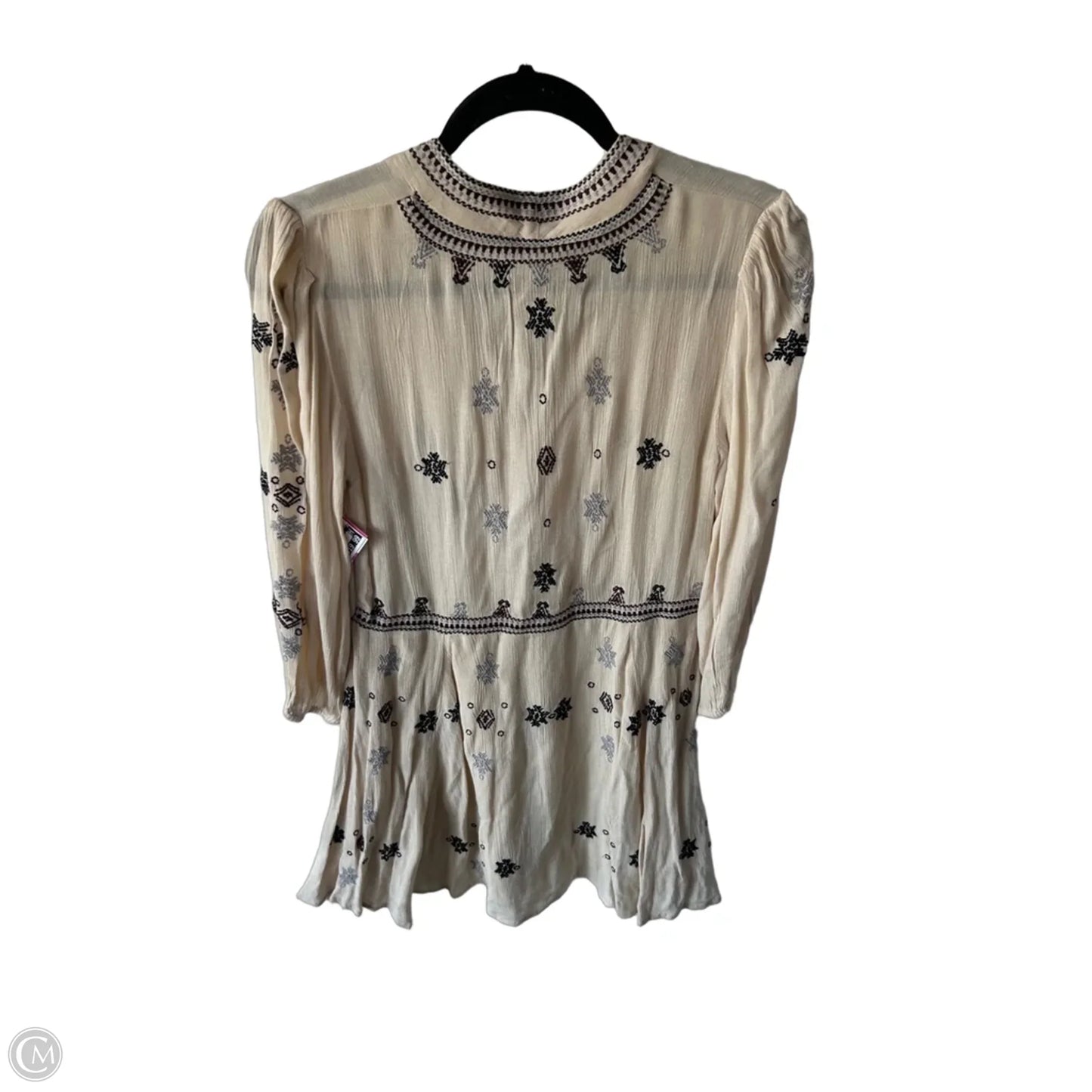 Dress Casual Short By Free People In Brown & Cream, Size: Xs