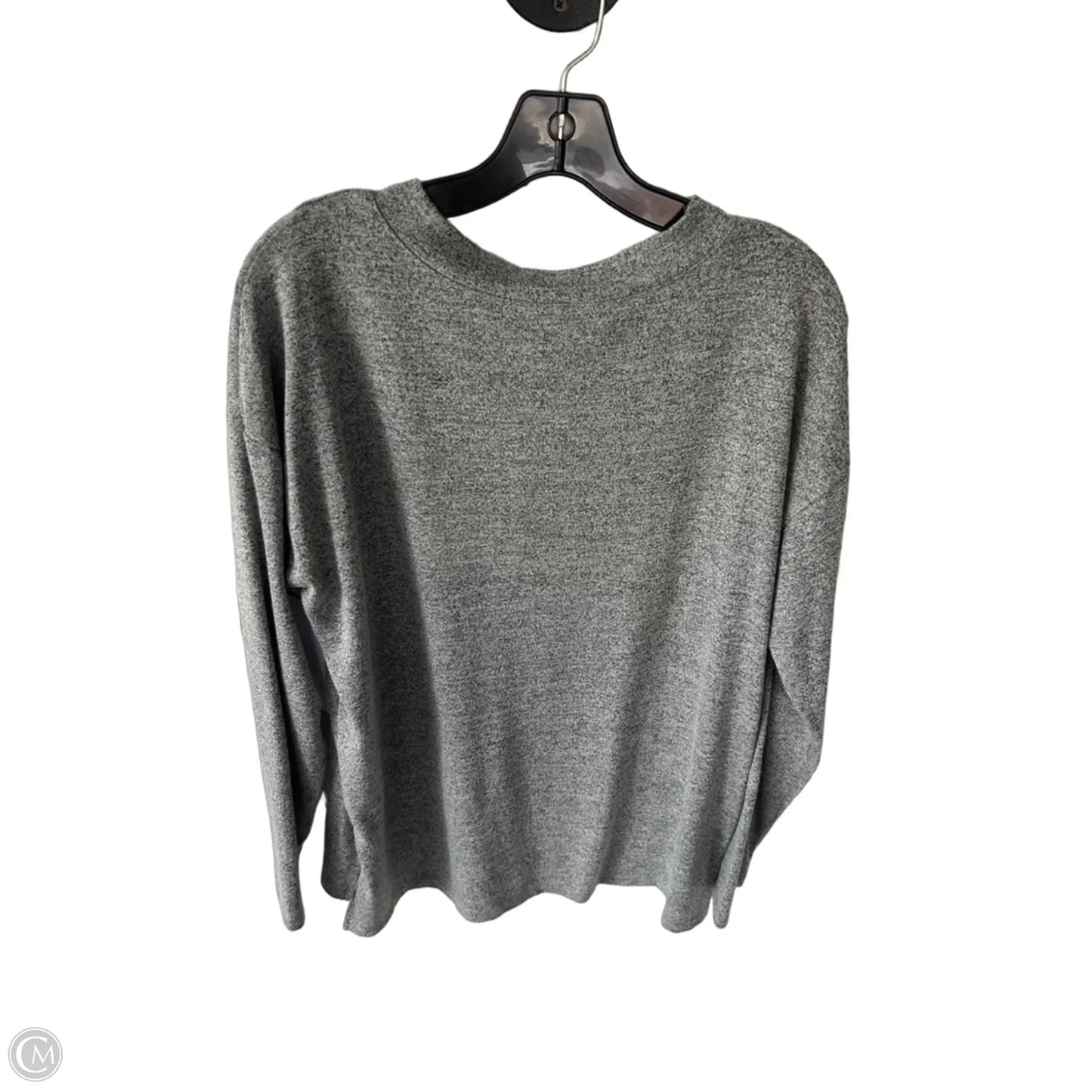 Top Long Sleeve By Loft In Grey, Size: M