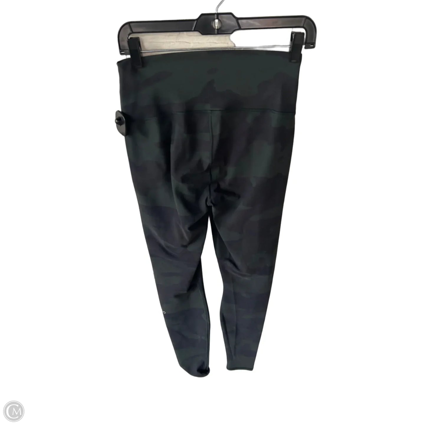 Athletic Leggings By Alo In Green & Grey, Size: 8